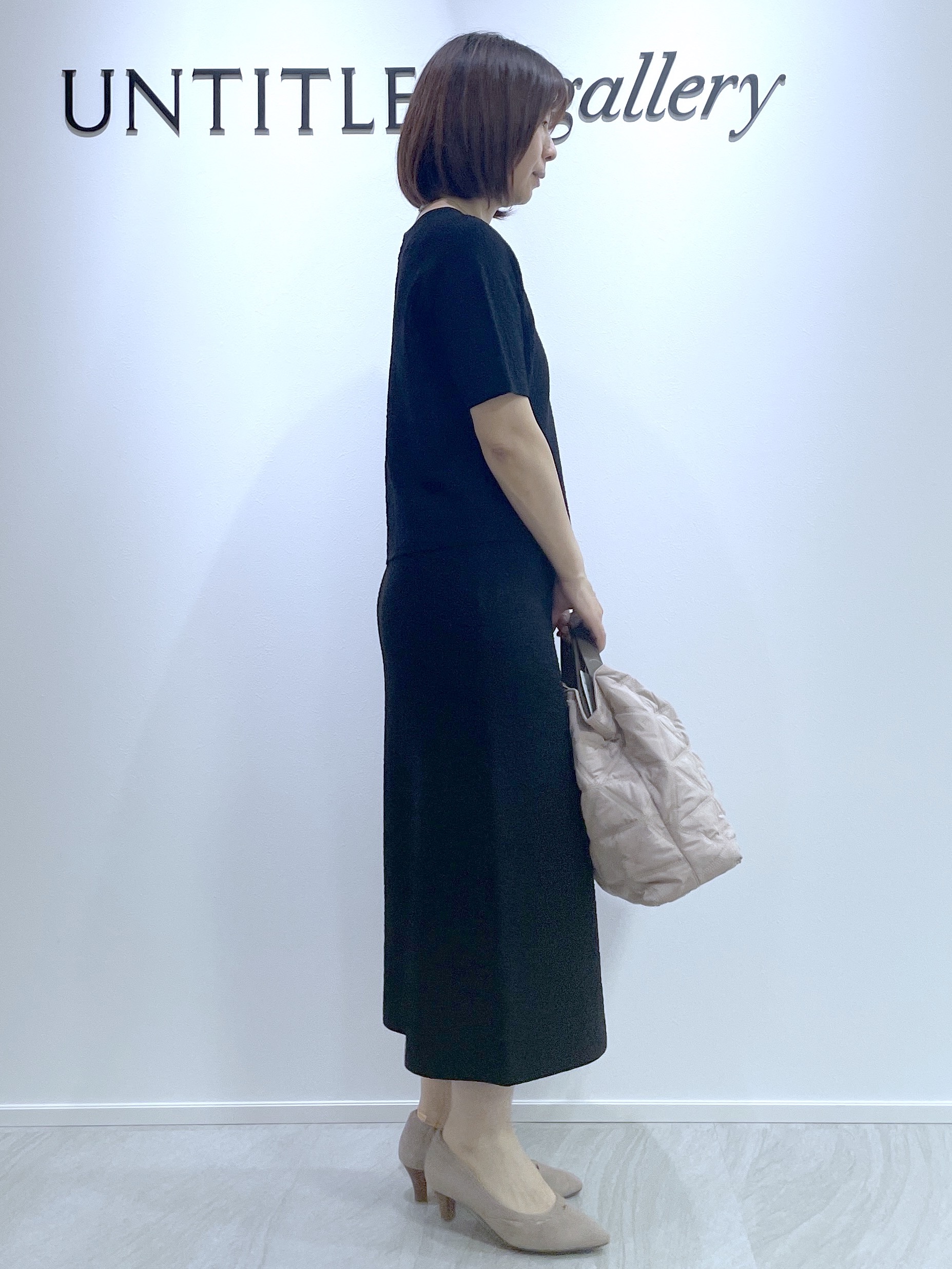 hanaさんの「UNTITLED｜【セットアップ可/ストレッチ性】ドライタッチニットプルオーバー」を使ったコーディネート