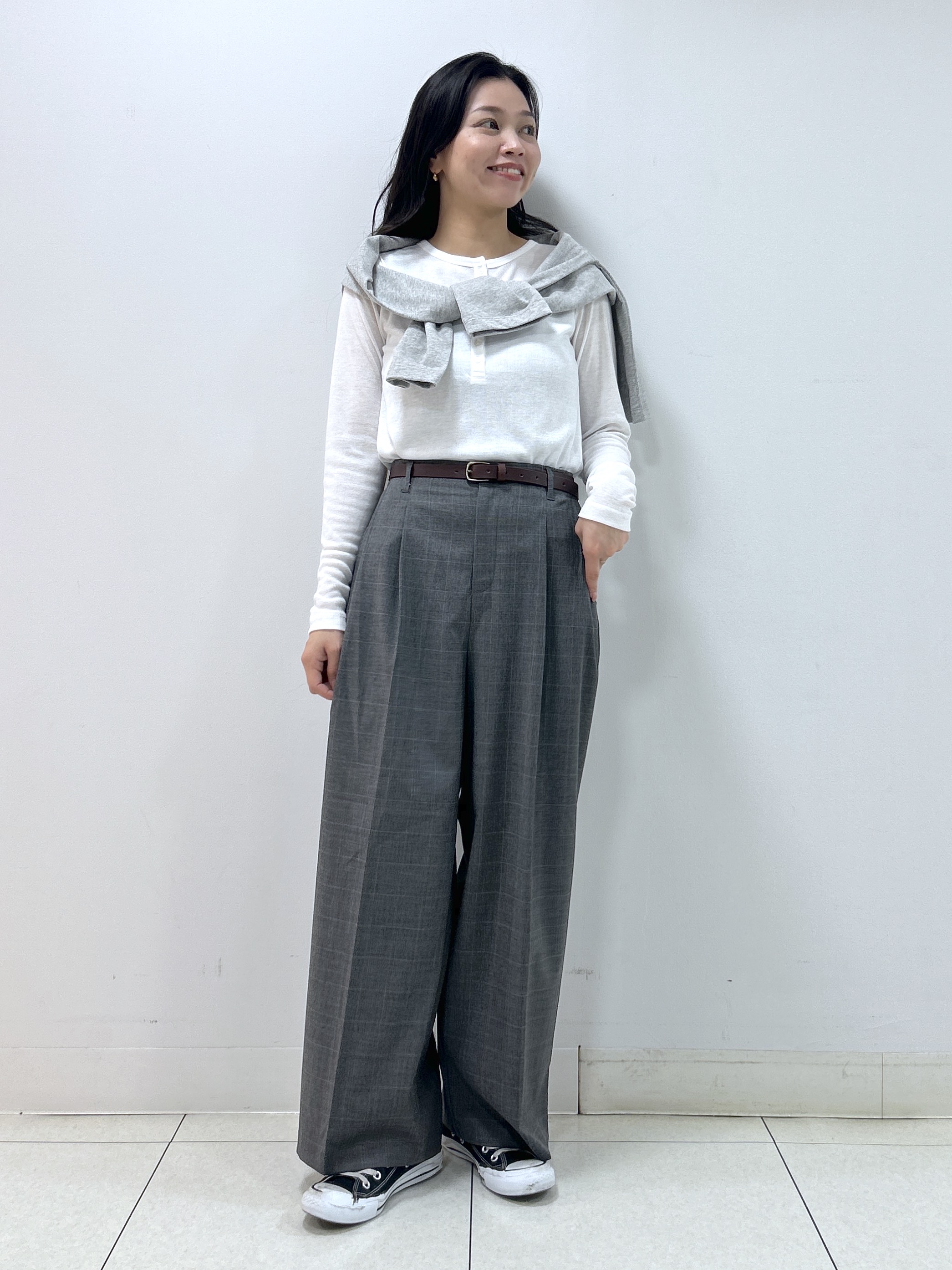 Kaiさんの「Dessin｜シアーテレコヘンリーネックプルオーバー」を使ったコーディネート