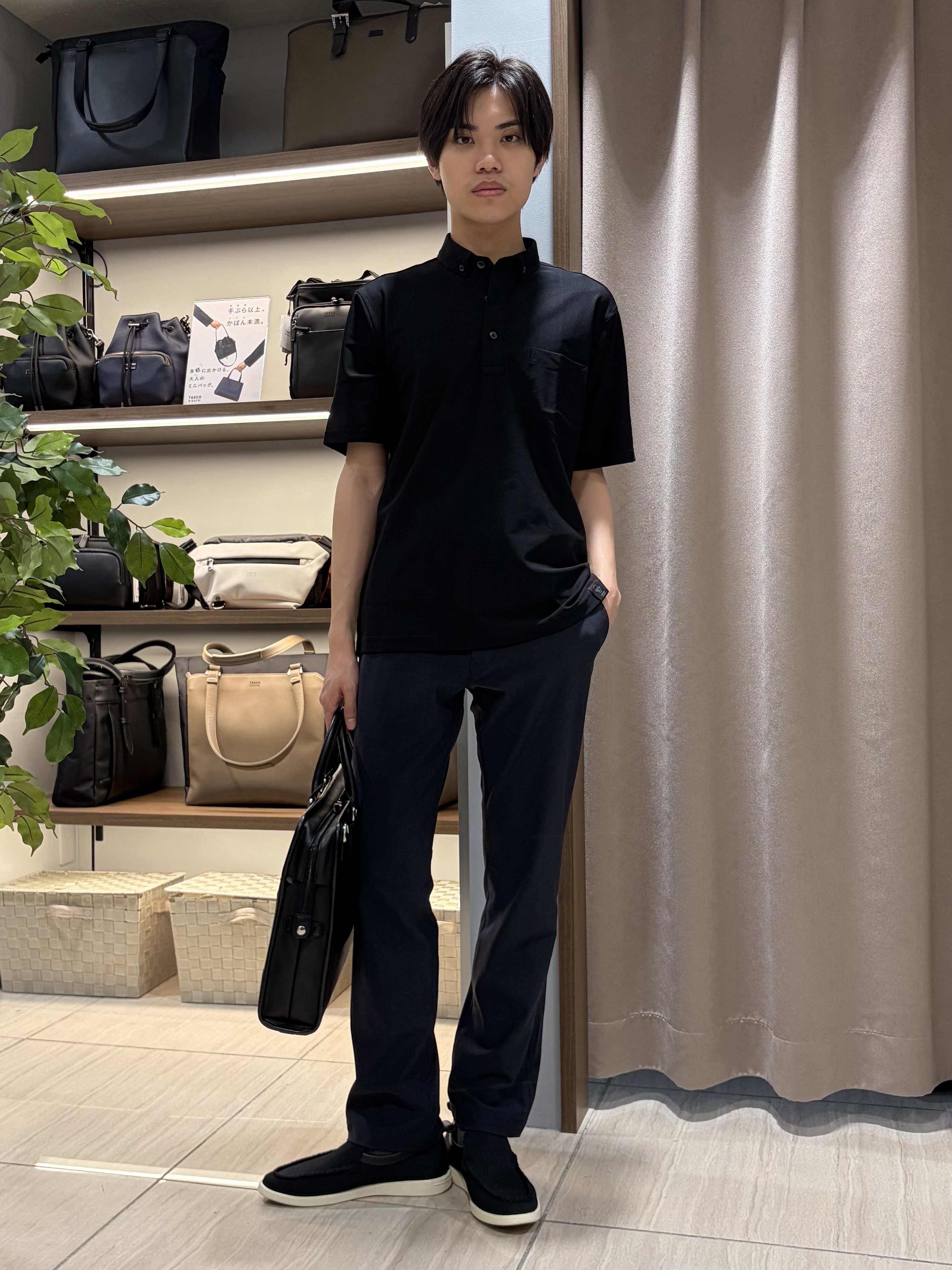 hiroさんの「TAKEO KIKUCHI｜【通気性】AIR TOOL ポロシャツ」を使ったコーディネート