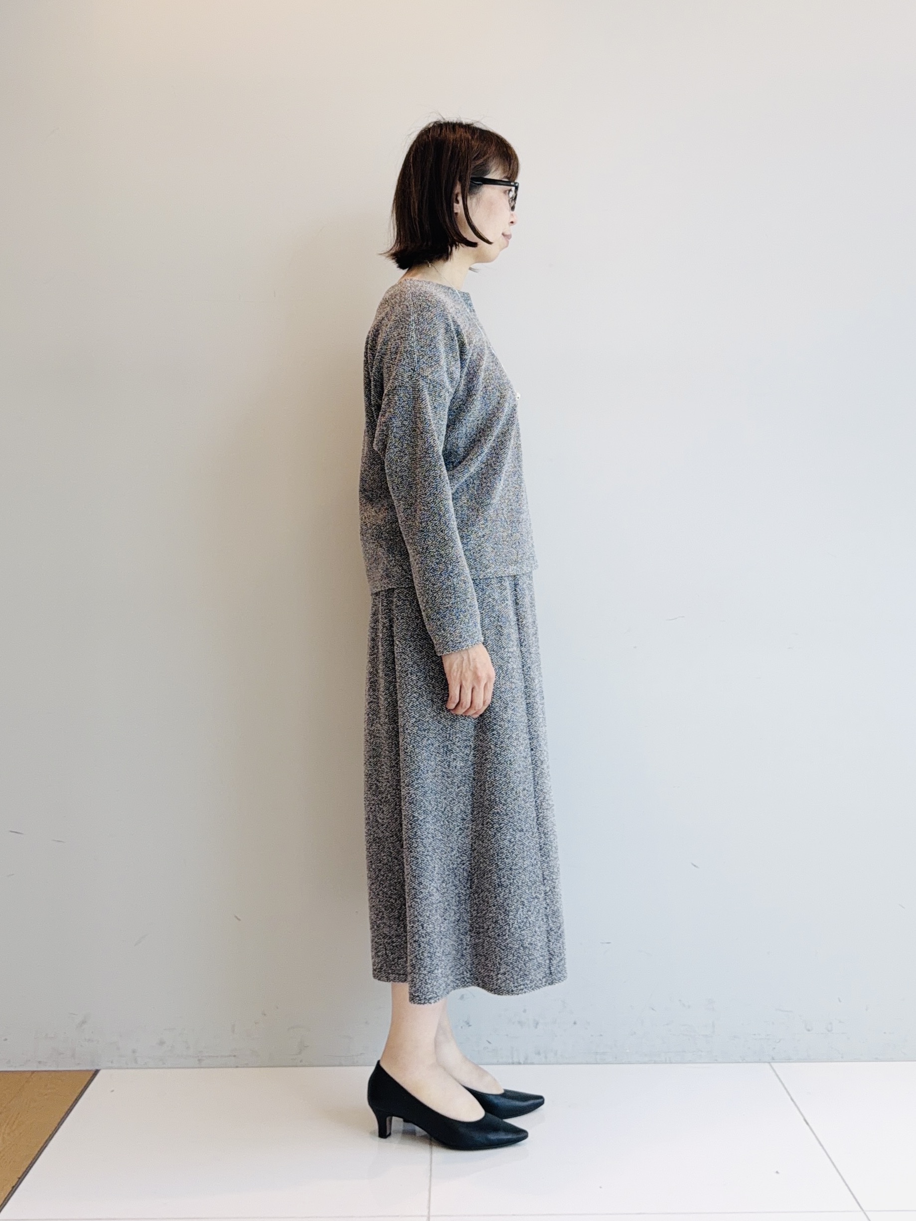 murayamaさんの「INDIVI｜【ラム革／美脚／通勤】レザーパンプス」を使ったコーディネート