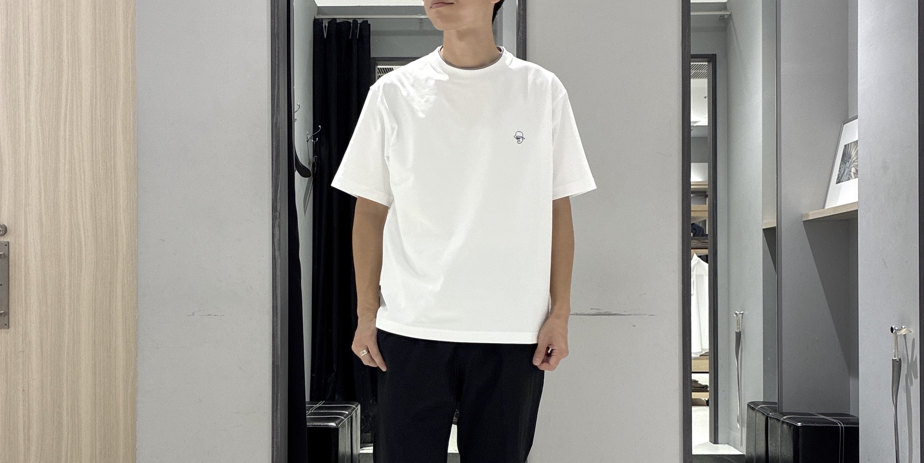 わいずみさんの「TAKEO KIKUCHI｜【抗菌防臭/シーズンレス】シアサッカー ジャージシャツ」を使ったコーディネート