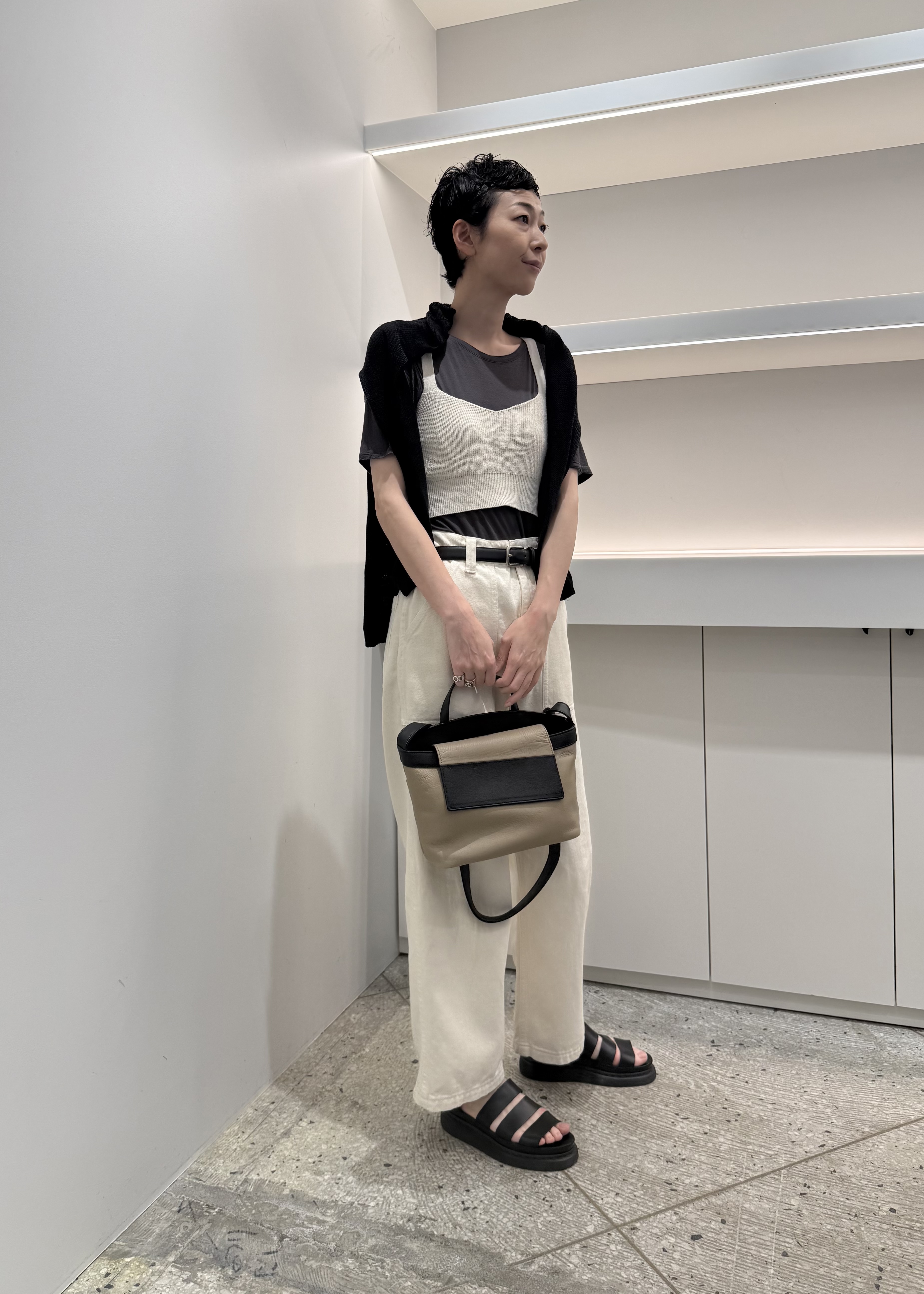 Kさんの「HIROKO HAYASHI｜SONATA（ソナタ）ショルダーバッグ」を使ったコーディネート