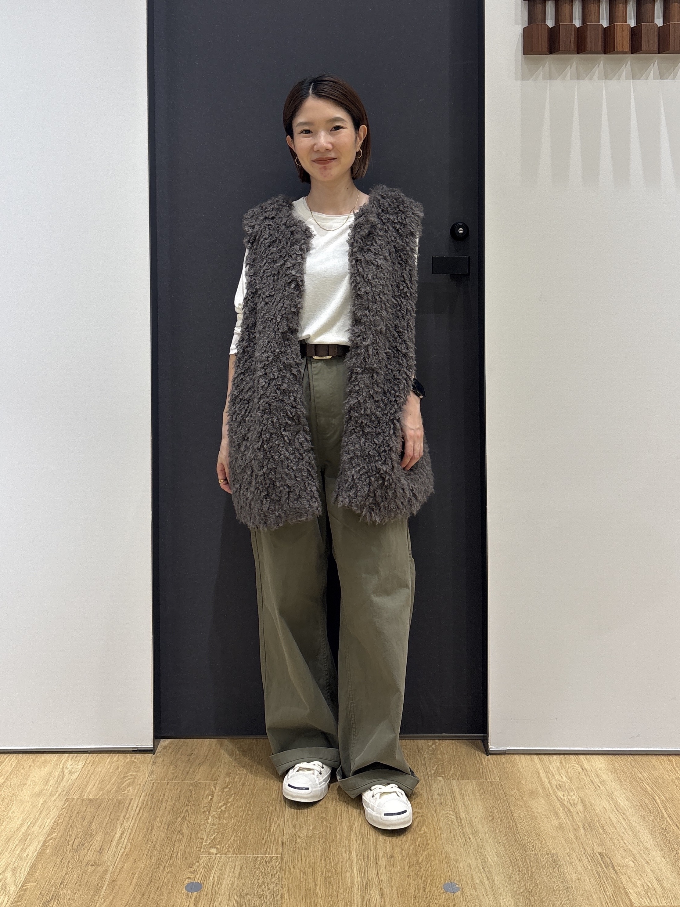 risaさんの「Dessin｜フェイクファージレ」を使ったコーディネート