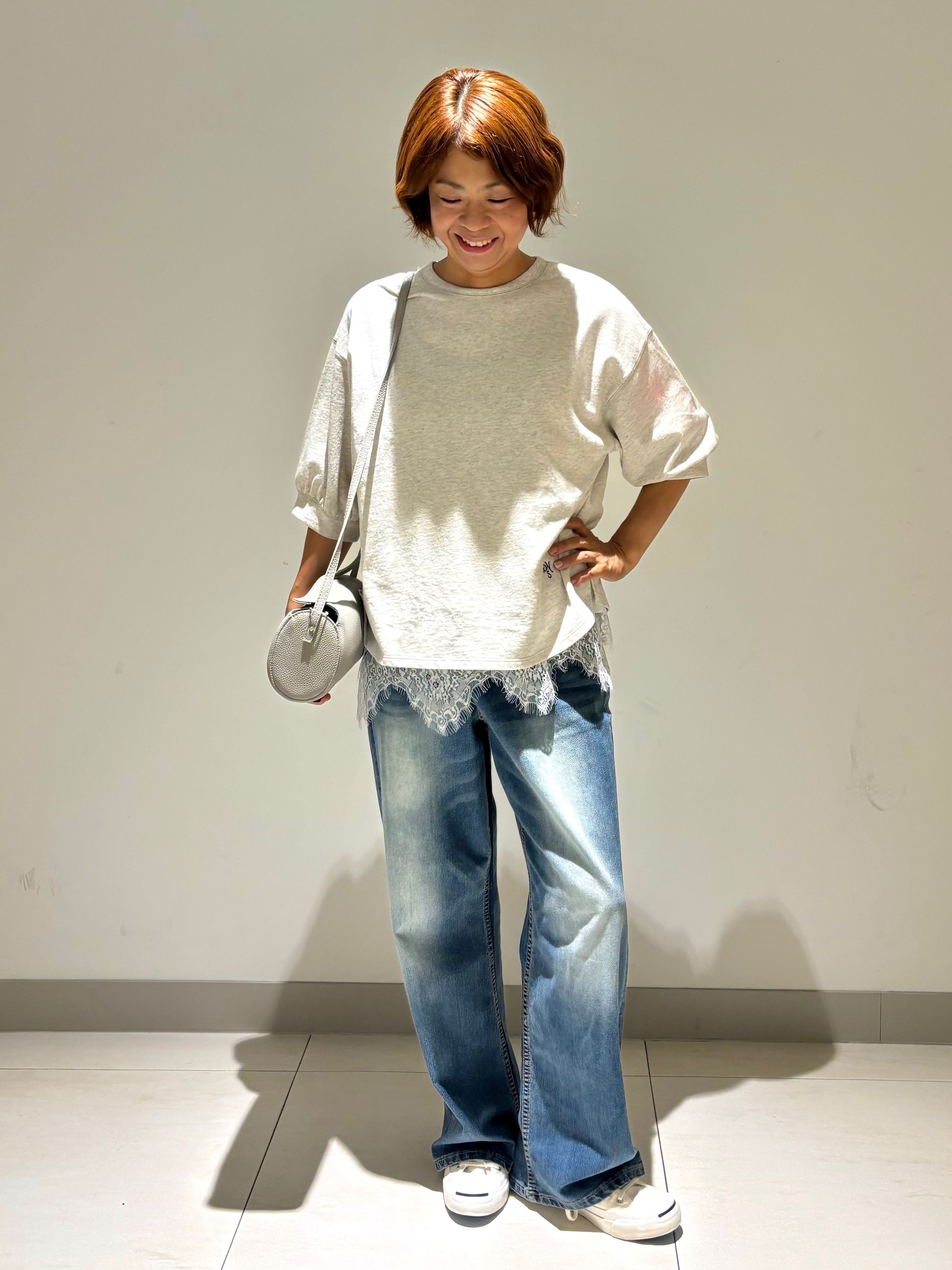 Haruさんの「Dessin｜サテンレース キャミソール」を使ったコーディネート