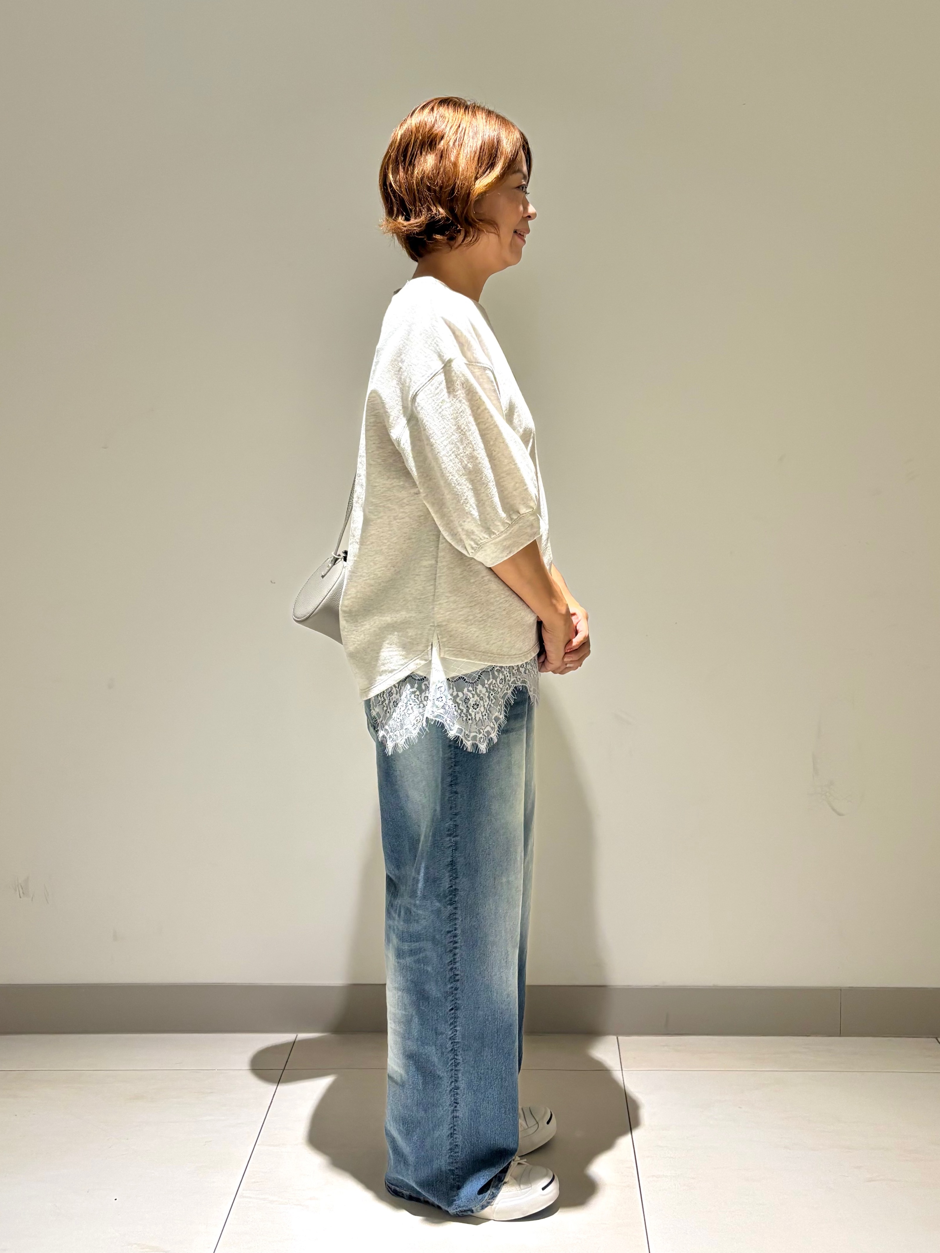 Haruさんの「Dessin｜サテンレース キャミソール」を使ったコーディネート