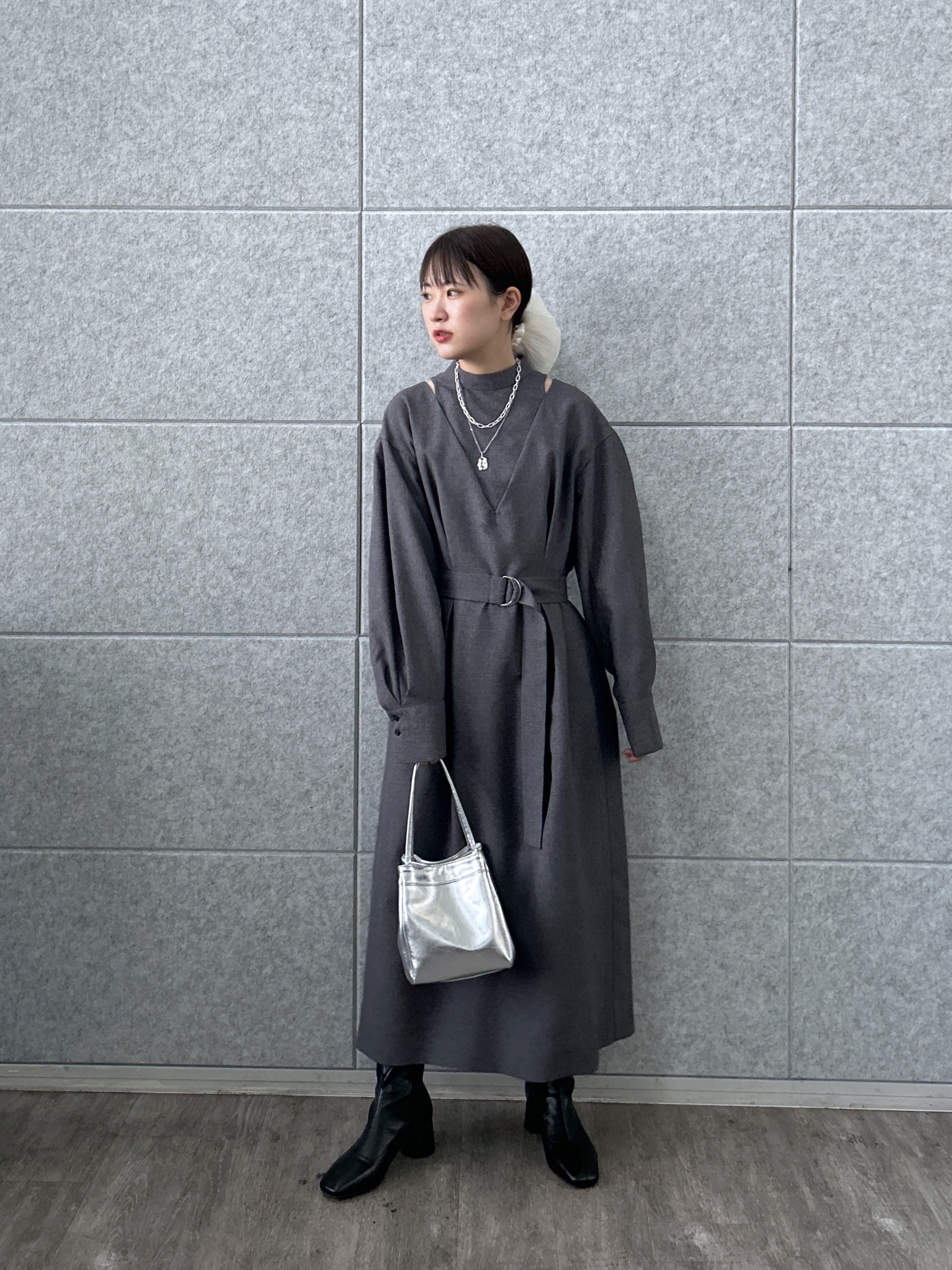 Renoさんの「INDIVI｜メタルペンダントネックレス」を使ったコーディネート