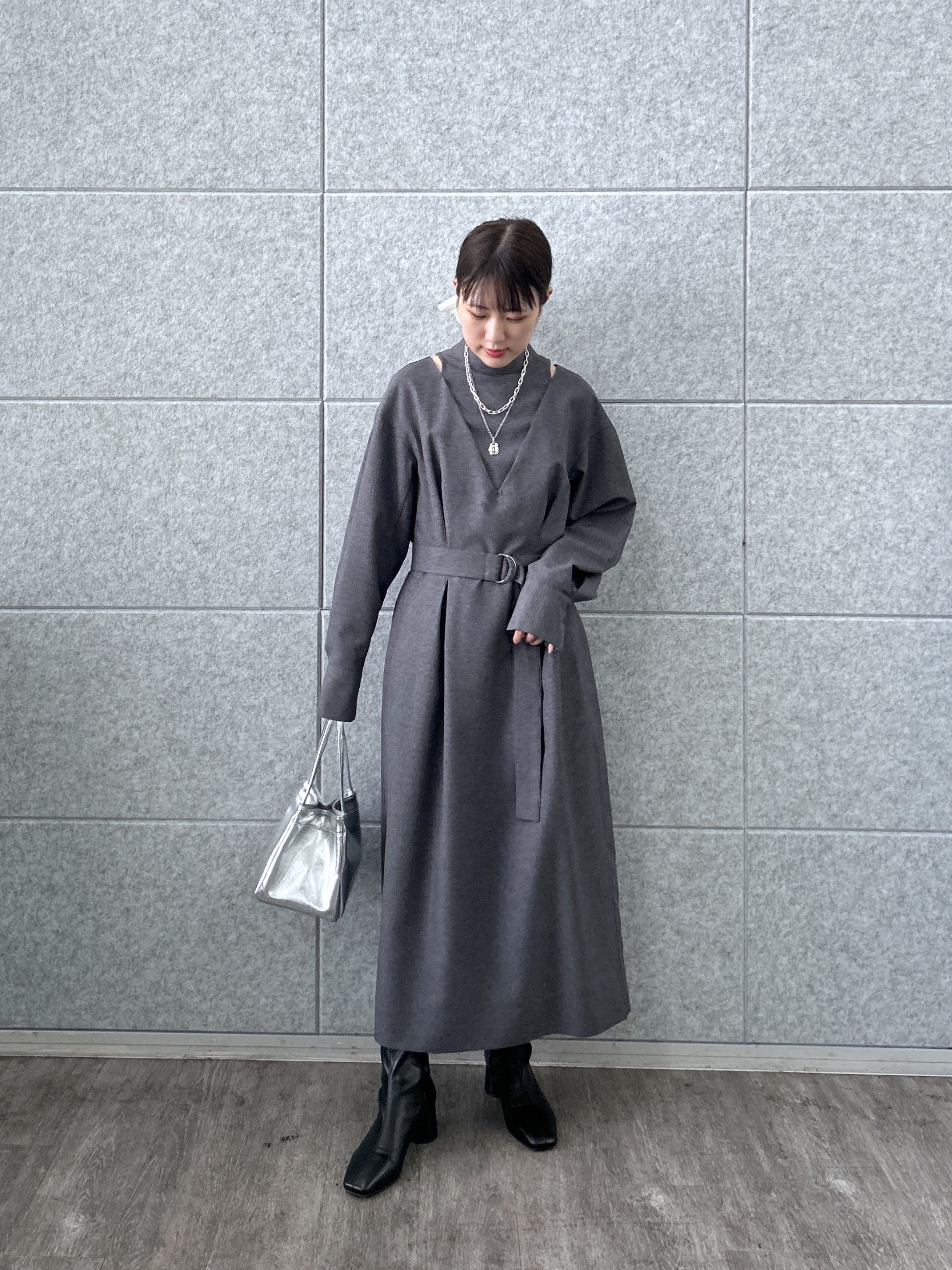 Renoさんの「INDIVI｜メタルペンダントネックレス」を使ったコーディネート