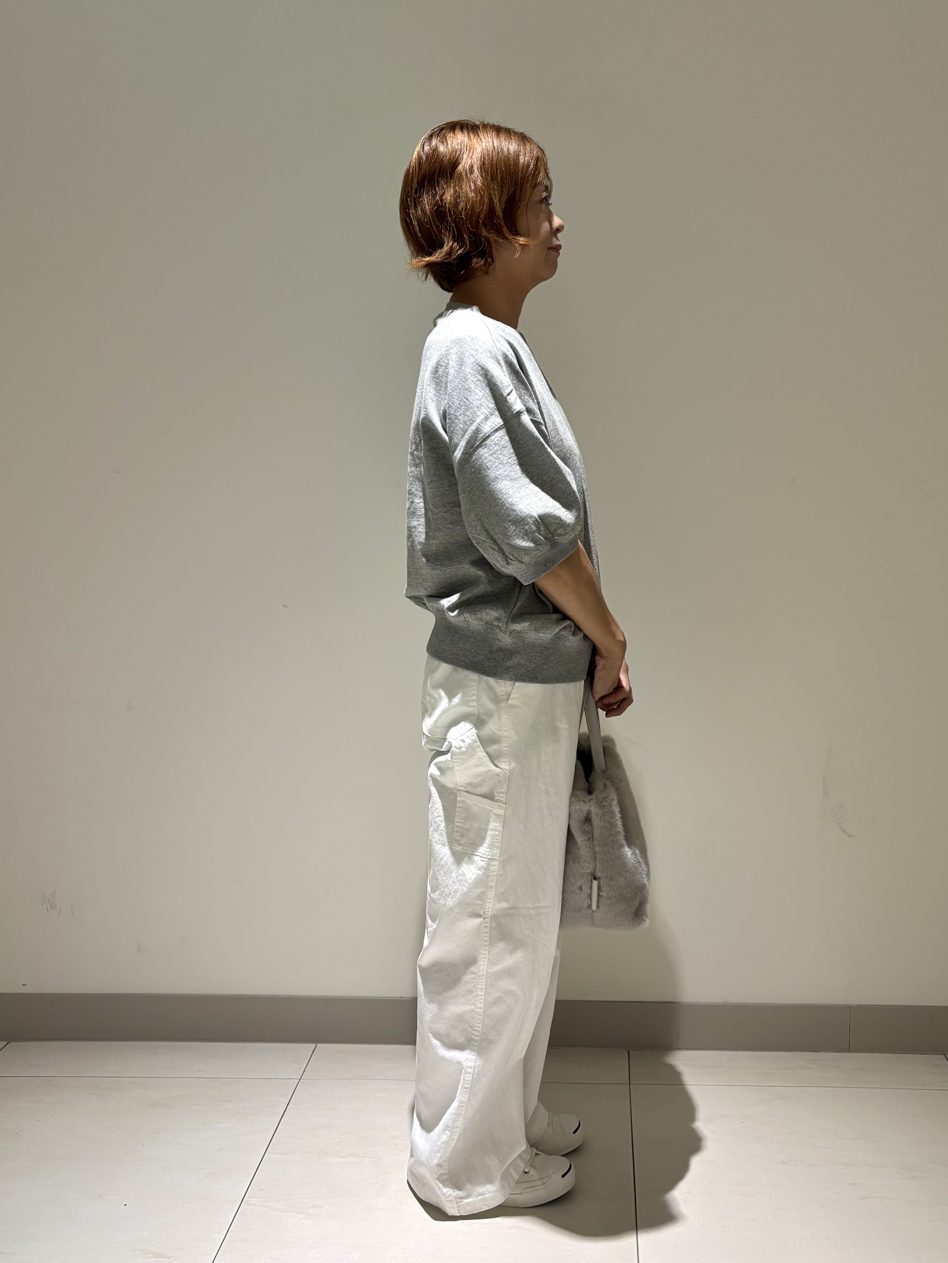 Haruさんの「Dessin｜ハーフスリーブロゴプルオーバー」を使ったコーディネート