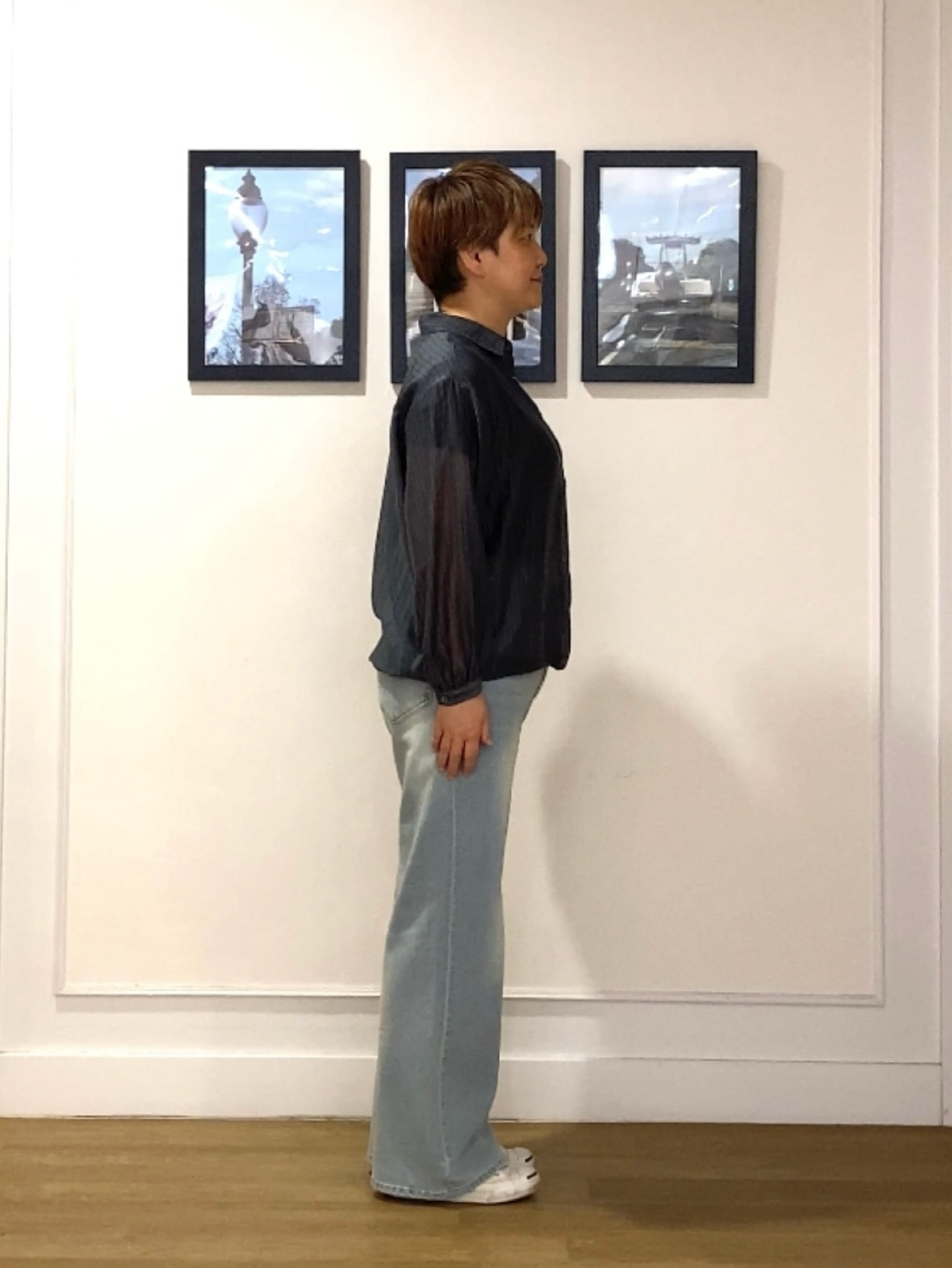 Hiroさんの「Dessin｜シアーストライプドロストシャツ」を使ったコーディネート