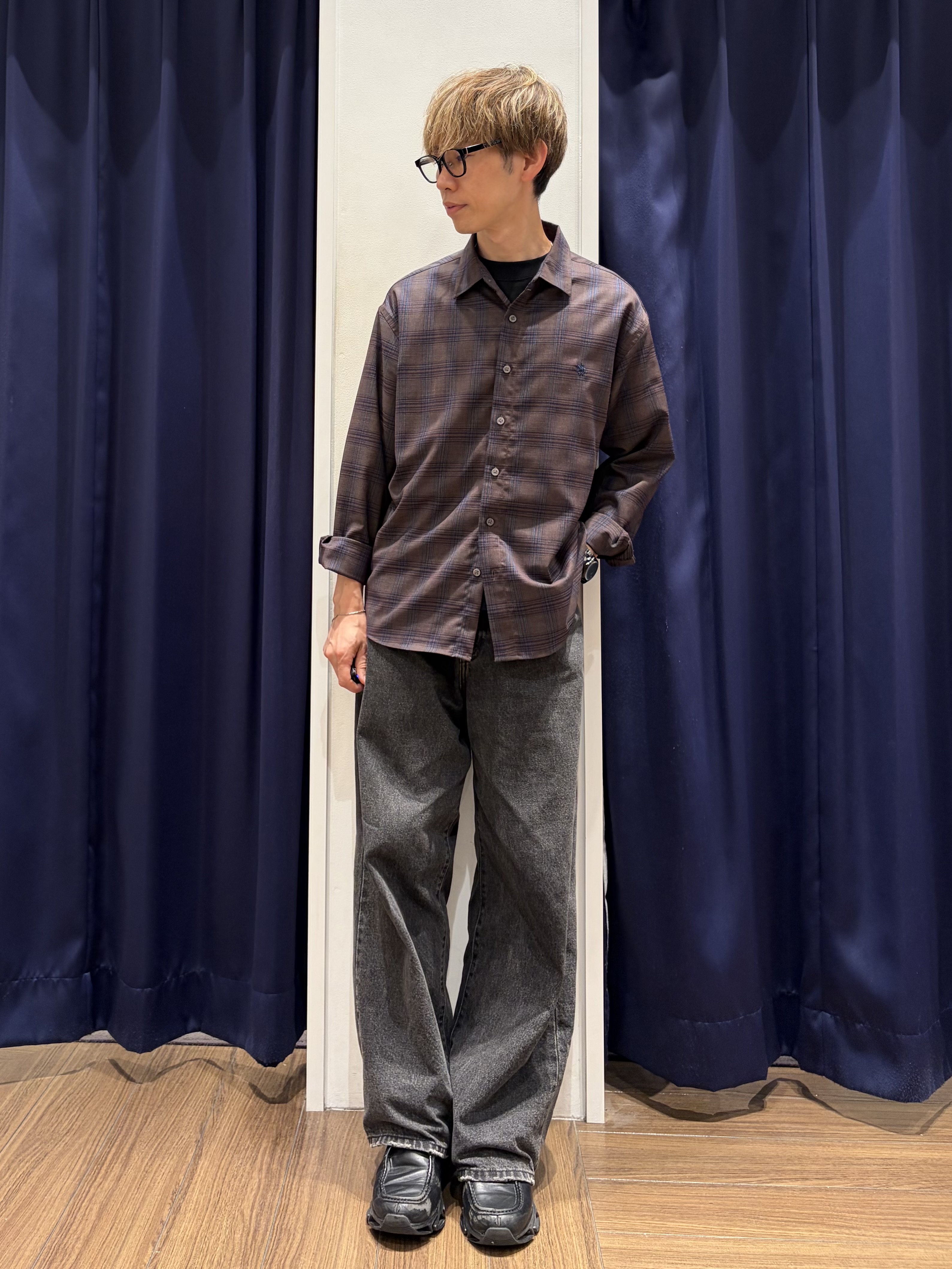 つーじーさんの「THE SHOP TK｜POLO BCS/アソート長袖シャツ」を使ったコーディネート