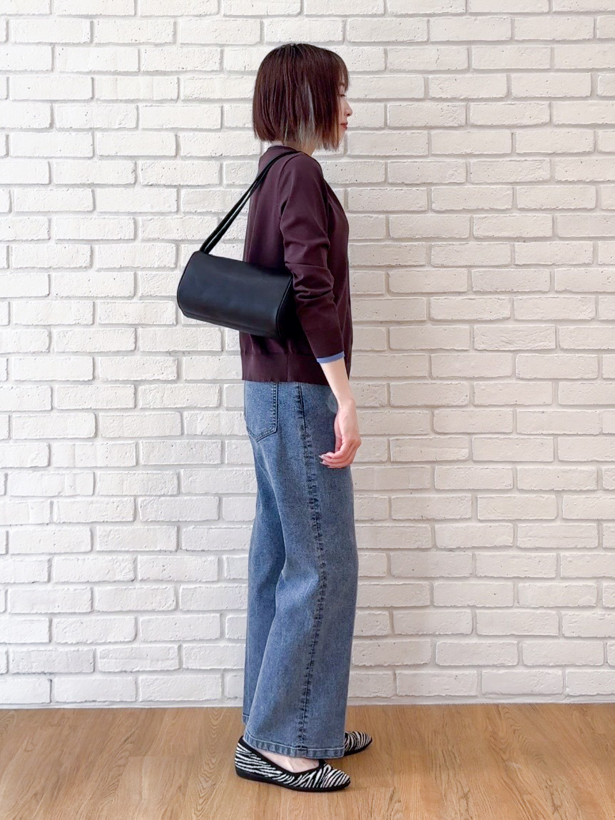 𝐜𝐡𝐢𝐤𝐚さんの「SHOO･LA･RUE｜【洗える】NEWニットパンプス」を使ったコーディネート