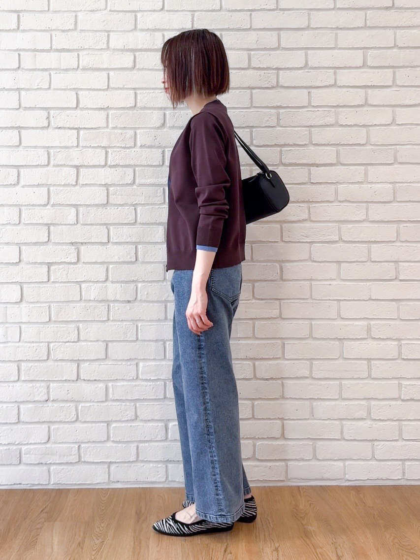 𝐜𝐡𝐢𝐤𝐚さんの「SHOO･LA･RUE｜【洗える】NEWニットパンプス」を使ったコーディネート