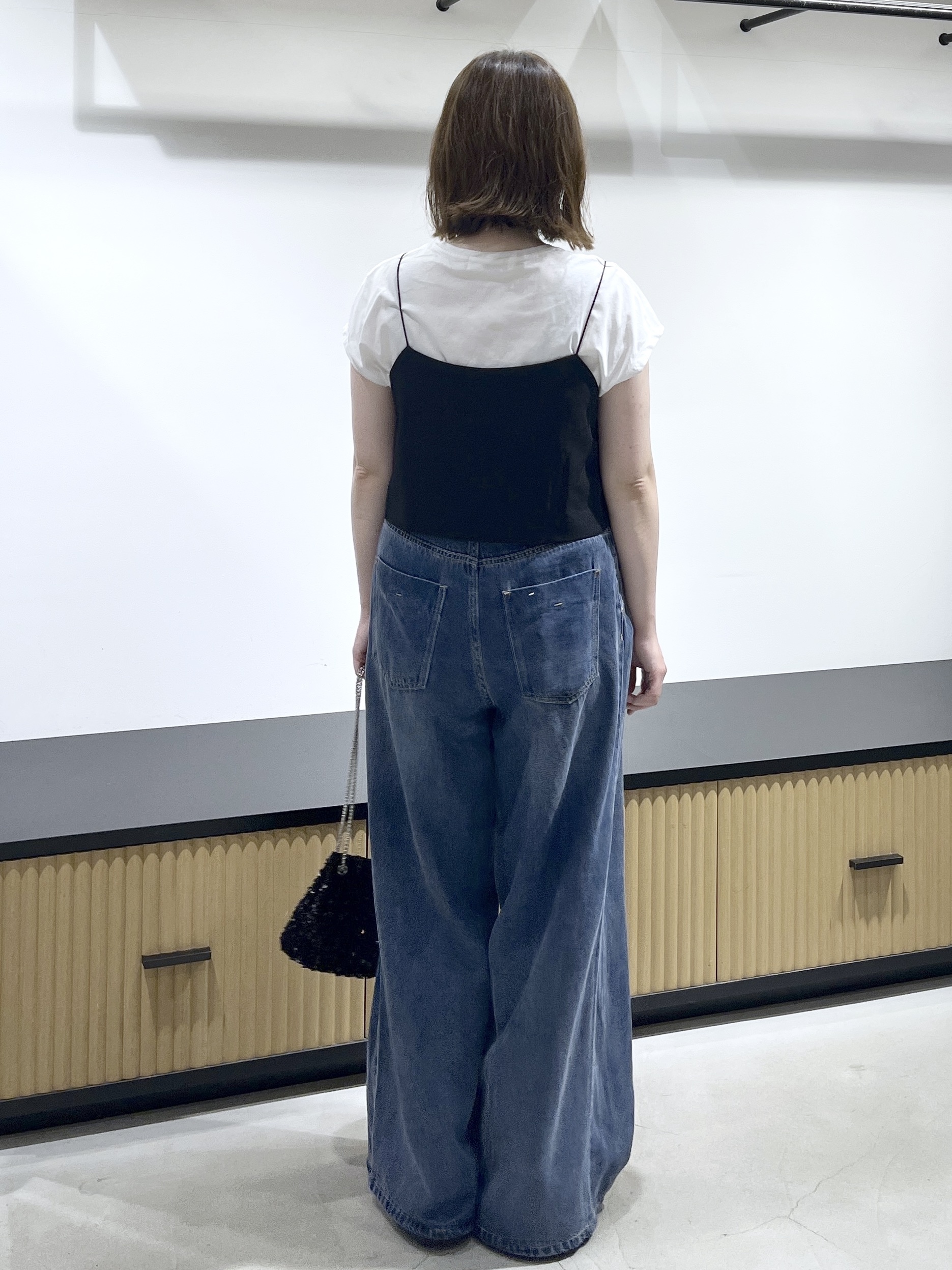 mikiさんの「OPAQUE.CLIP｜フレンチスリーブカットソー【洗濯機OK】」を使ったコーディネート
