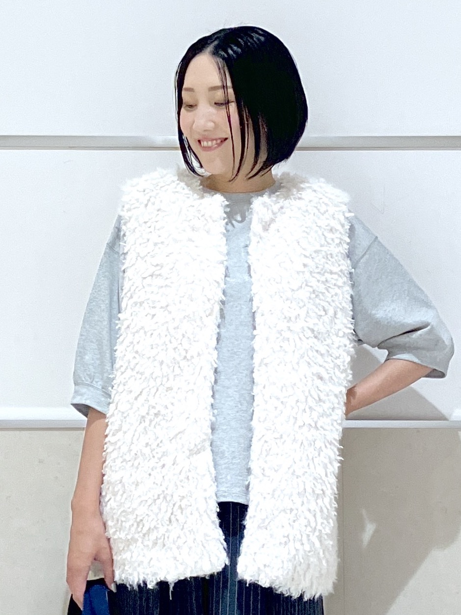eriko さんの「Dessin｜【高レビュー/洗える/XS-L】バックヘンリーミニ裏毛 5分袖」を使ったコーディネート