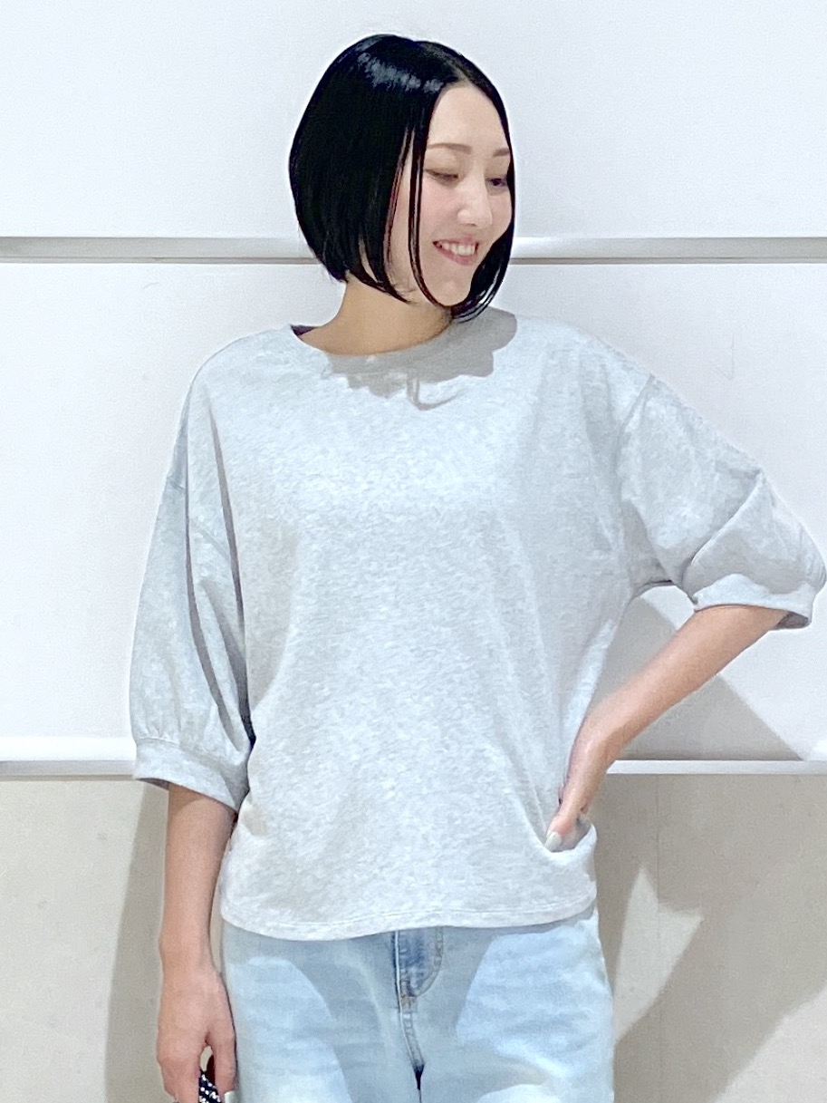eriko さんの「Dessin｜バックヘンリーカットソー5分袖」を使ったコーディネート