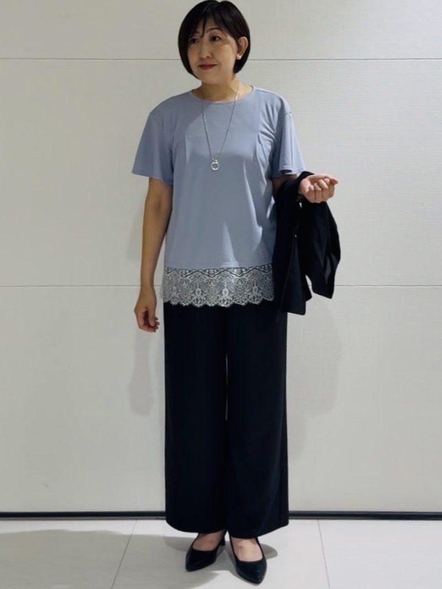 Satさんの「COUP DE CHANCE｜【手洗い可／日本製】シアーテーラード ジャケット」を使ったコーディネート