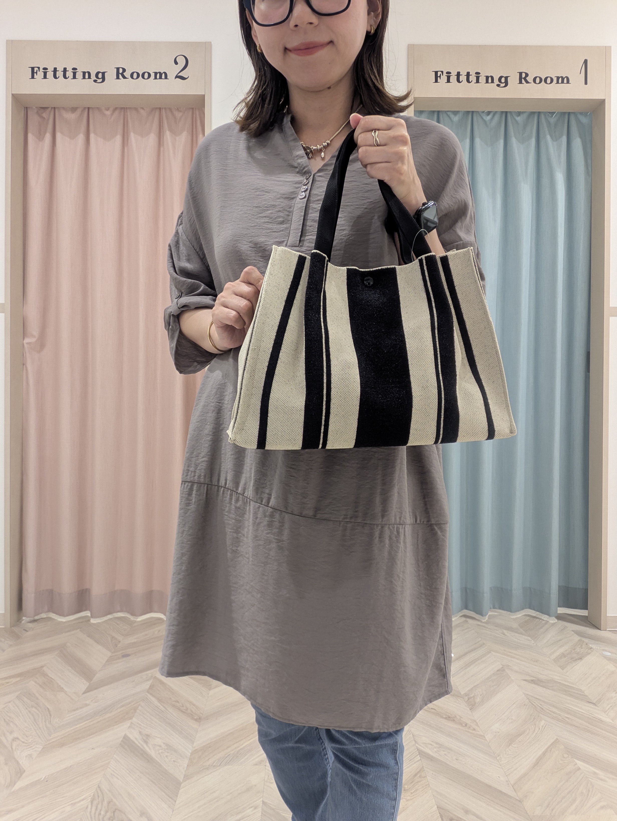 miyuさんの「SHOO･LA･RUE｜【ひんやり/S-LL/洗濯後しわになりにくい】体型カバーにも ゆるっとリラックス 7分袖チュニック」を使ったコーディネート