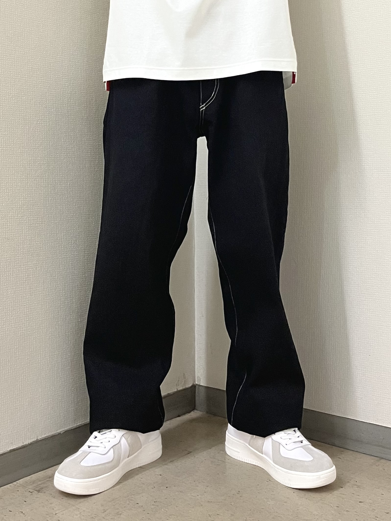 URAさんの「TAKEO KIKUCHI｜【BOWLER HAT LABEL】アイスクリアコットン ボーラーハットウォーカー ポロシャツ」を使ったコーディネート