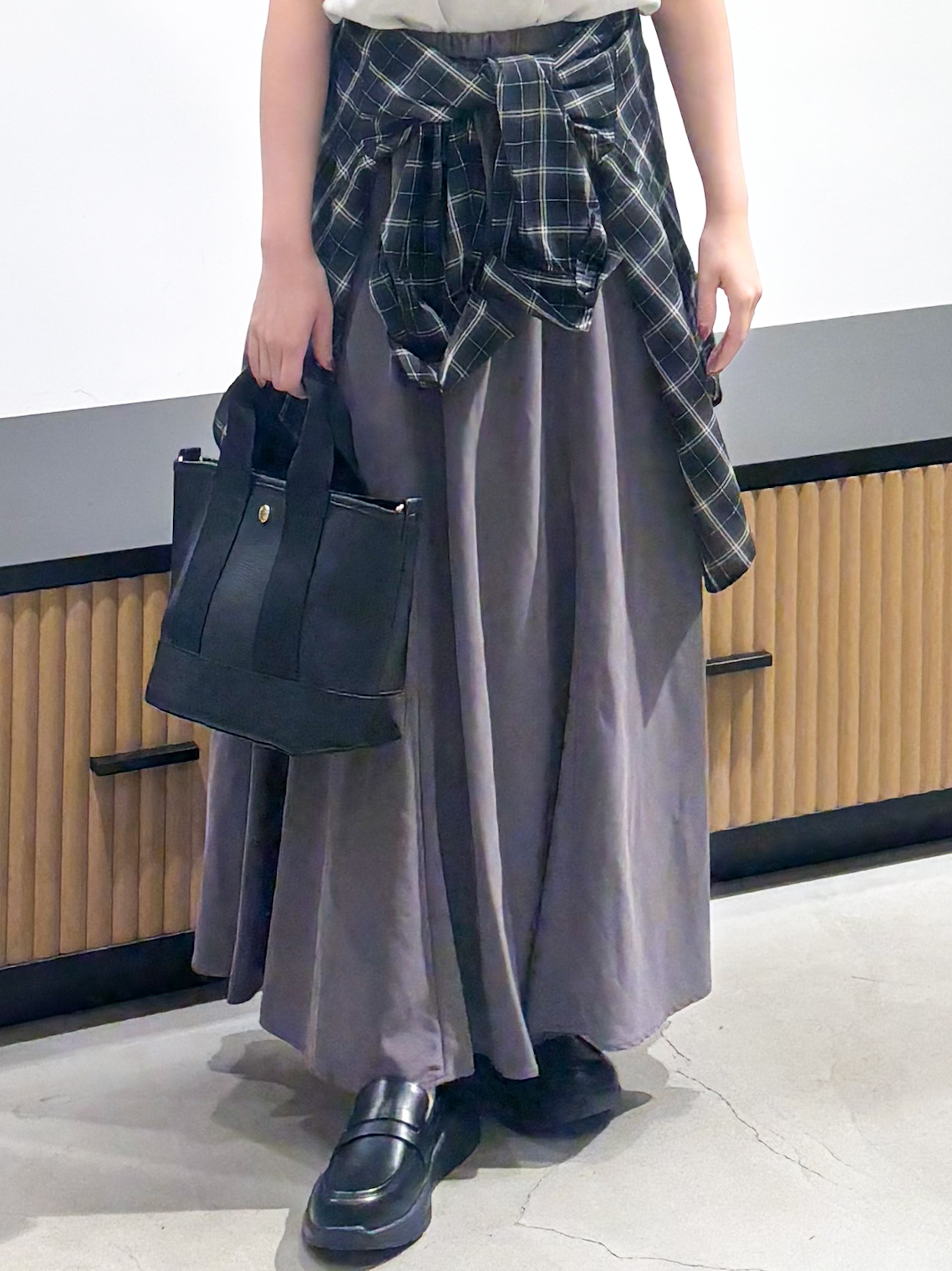 もとさんの「OPAQUE.CLIP｜チェック柄シャツ【洗濯機OK】」を使ったコーディネート