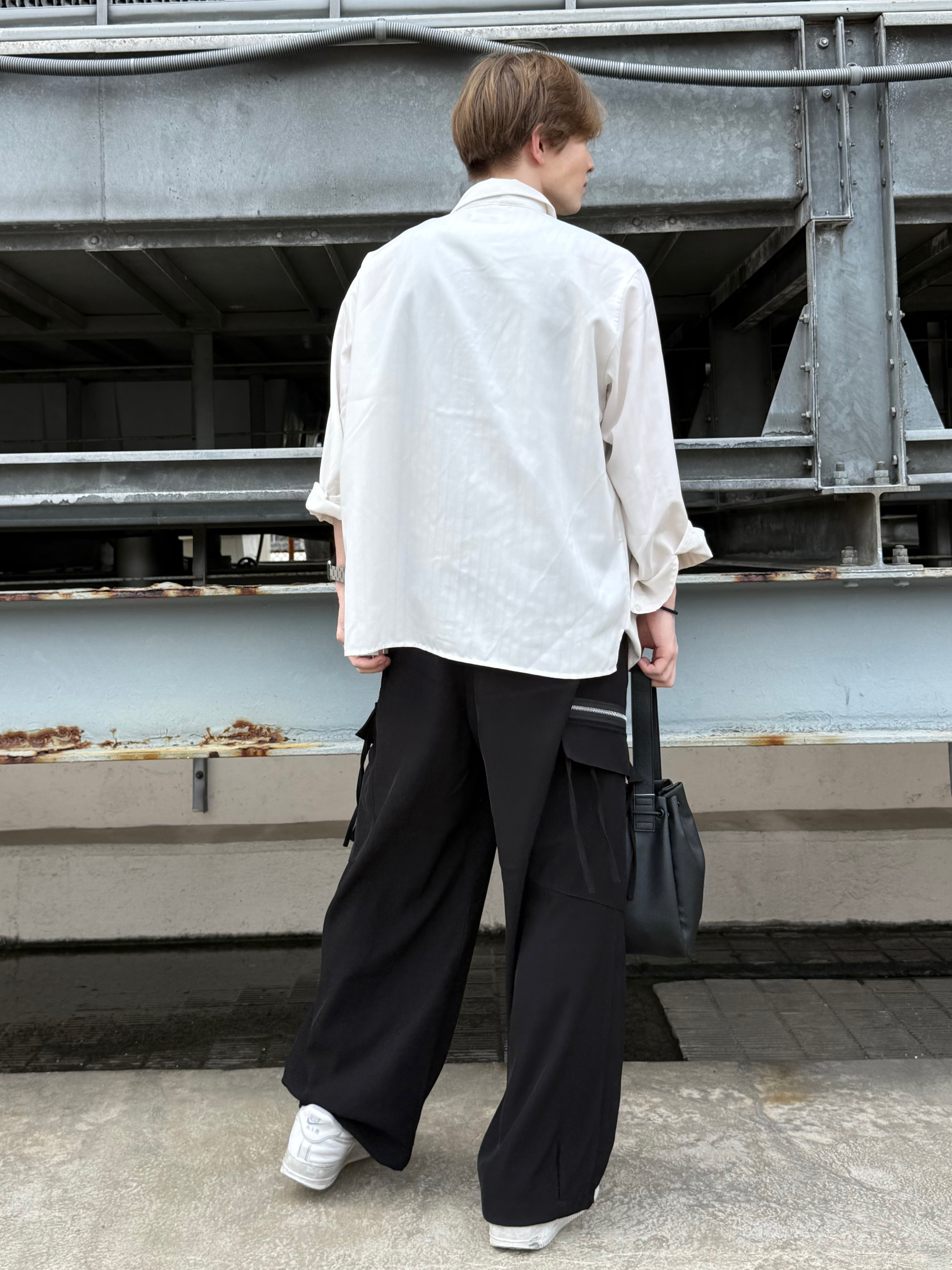 カネダさんの「tk.TAKEO KIKUCHI｜【接触冷感/UVカット】ドビーストライプシャツ」を使ったコーディネート
