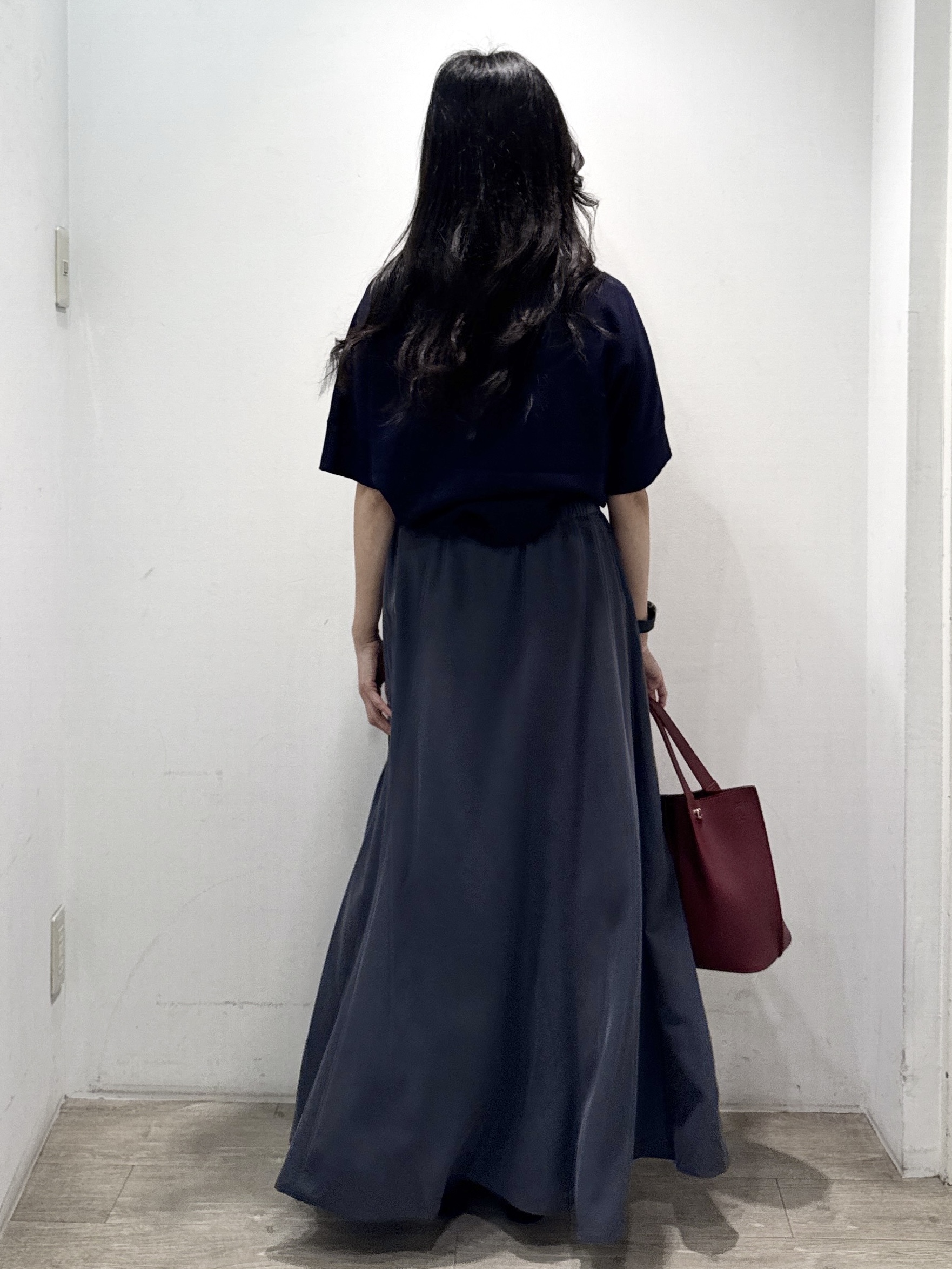 yuicciさんの「OPAQUE.CLIP｜2WAY衿ドッキングニット《洗濯機OK》」を使ったコーディネート