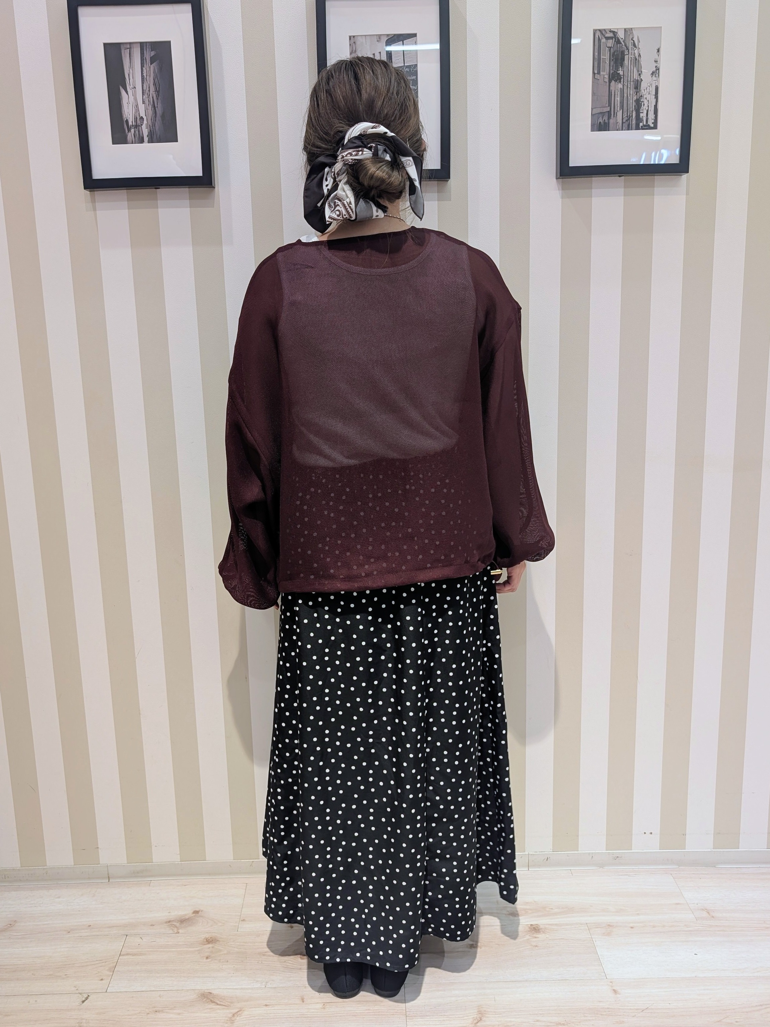 太田沙弥さんの「SHOO･LA･RUE｜【通気性〇/セットアップ可/洗濯機可】メッシュドルマン ジップブルゾン」を使ったコーディネート