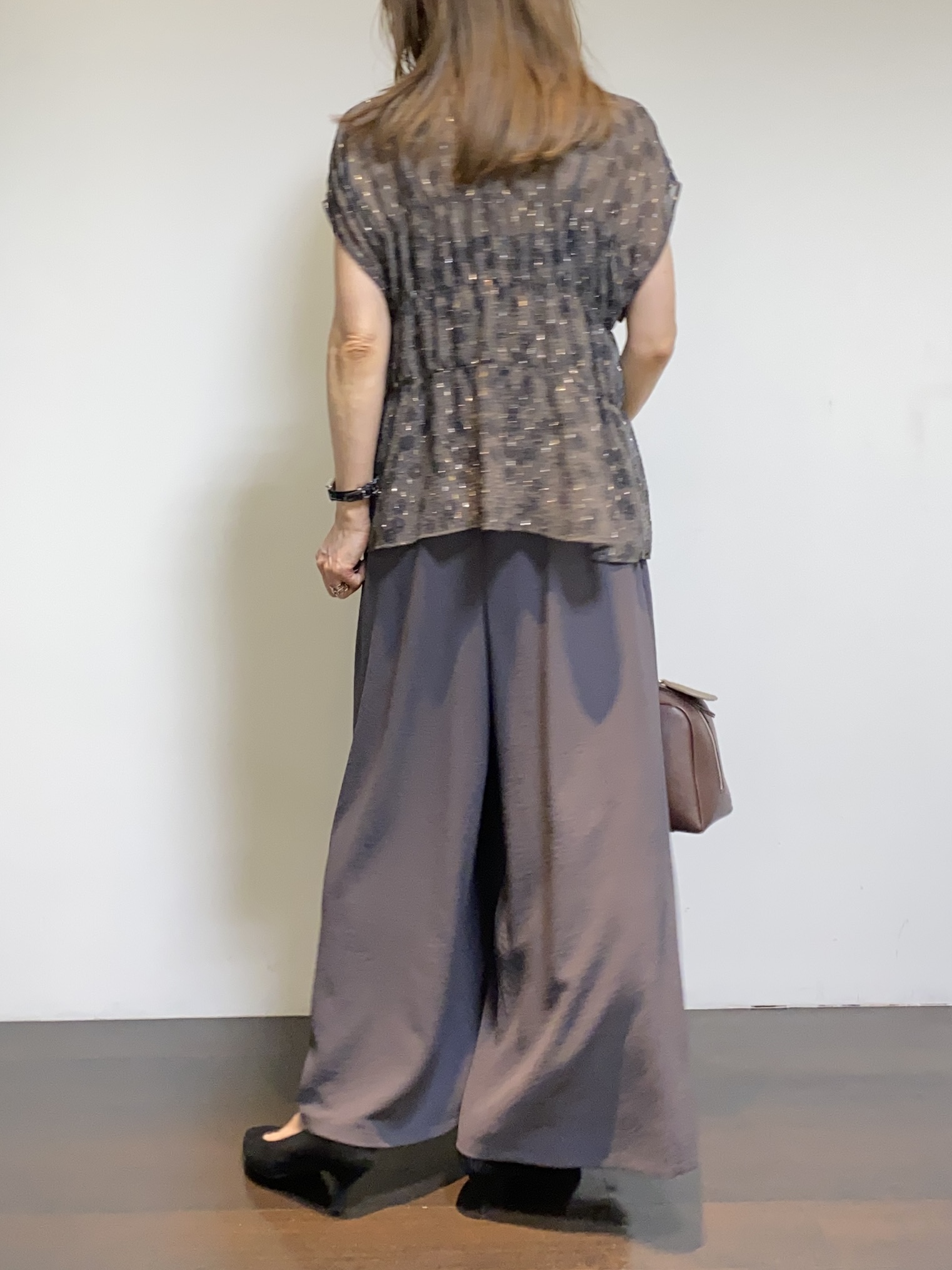 tomoさんの「UNTITLED｜ヴィンテージドットブラウス」を使ったコーディネート
