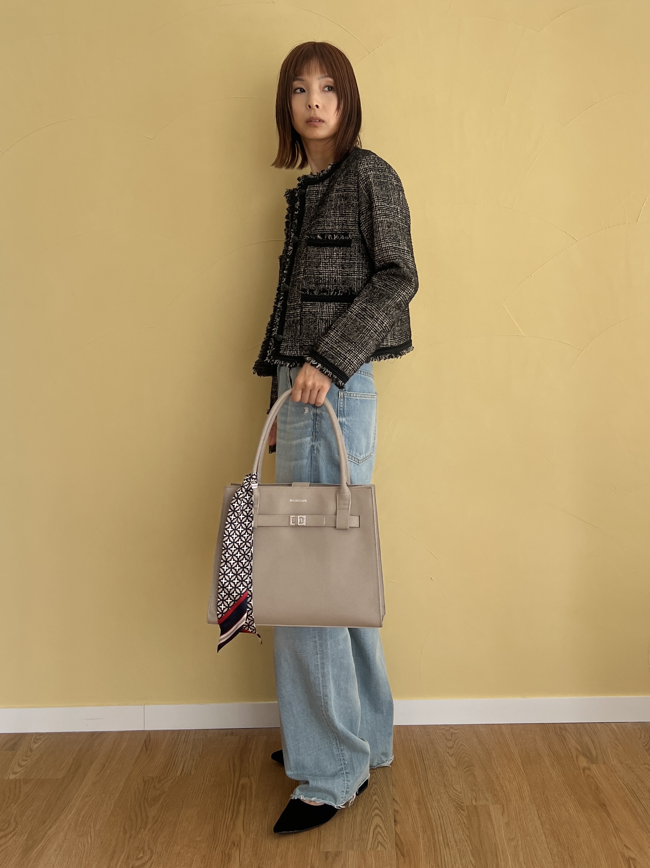 misaさんの「DRESSTERIOR｜【接触冷感／抗菌防臭／消臭】アイスクリアコットン PARIS Tシャツ」を使ったコーディネート