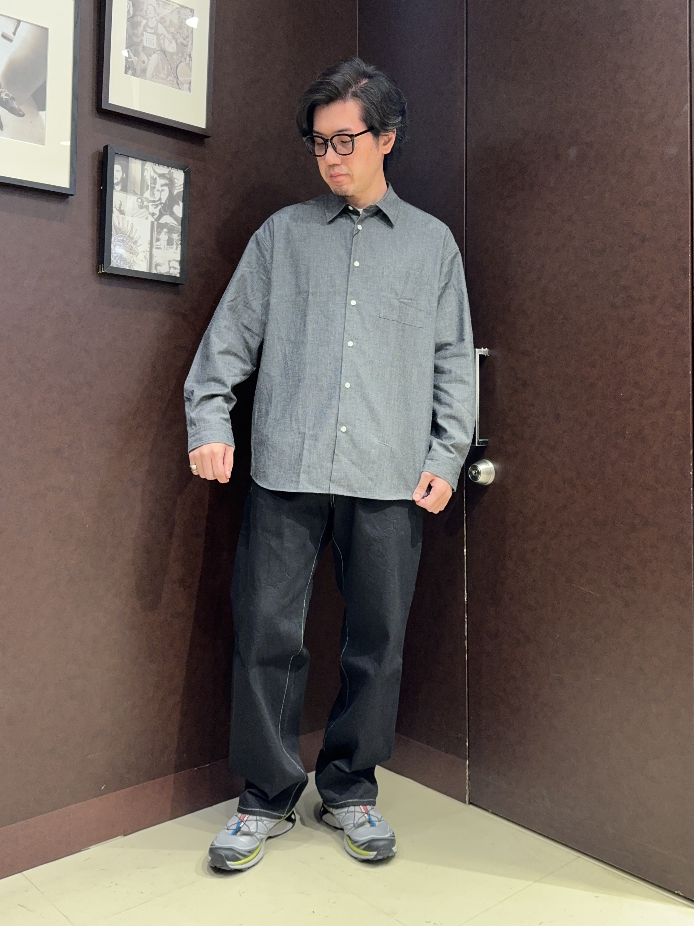 shuheiさんの「TAKEO KIKUCHI｜【日本製/Sサイズ～】リラックスフィットシャツ」を使ったコーディネート