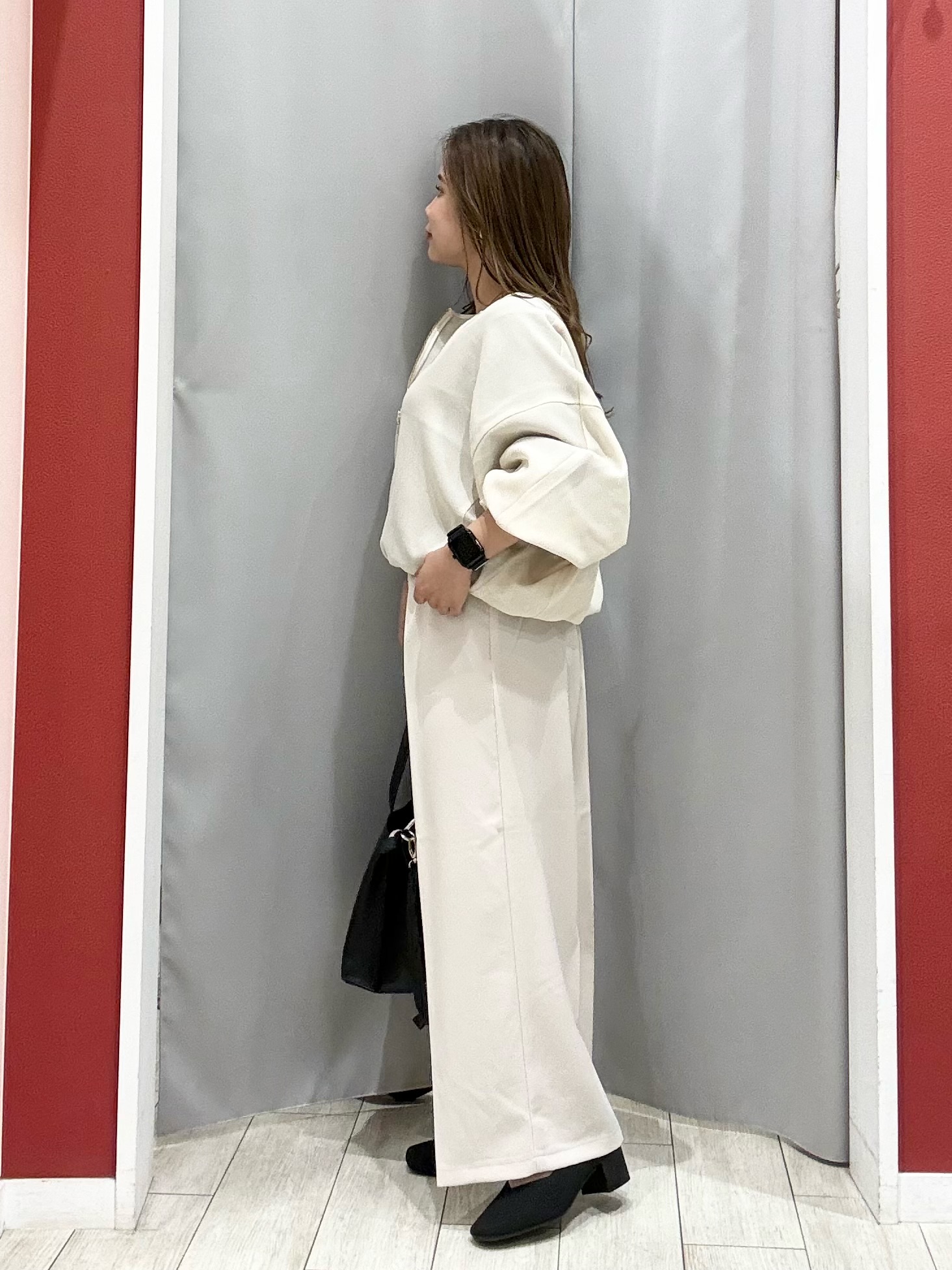 shioさんの「SHOO･LA･RUE｜【通気性〇/セットアップ可/洗濯機可】メッシュドルマン ジップブルゾン」を使ったコーディネート