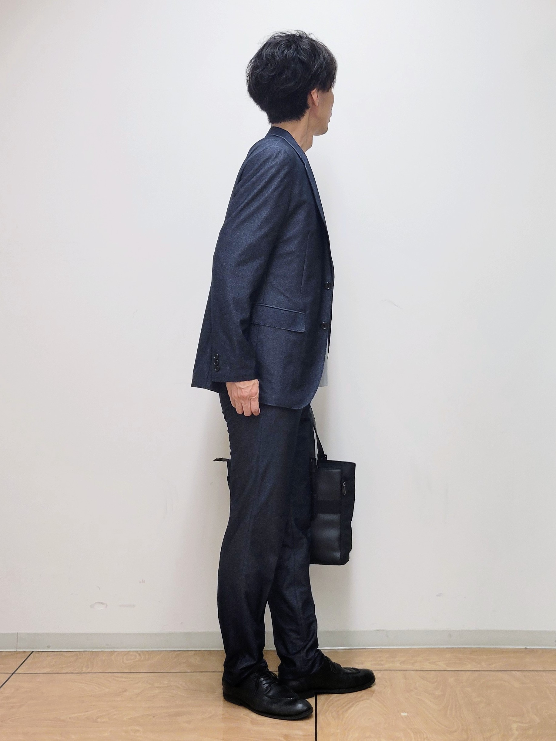piroyaさんの「TAKEO KIKUCHI｜【360&deg;ストレッチ】デニムライクジャージ ジャケット」を使ったコーディネート