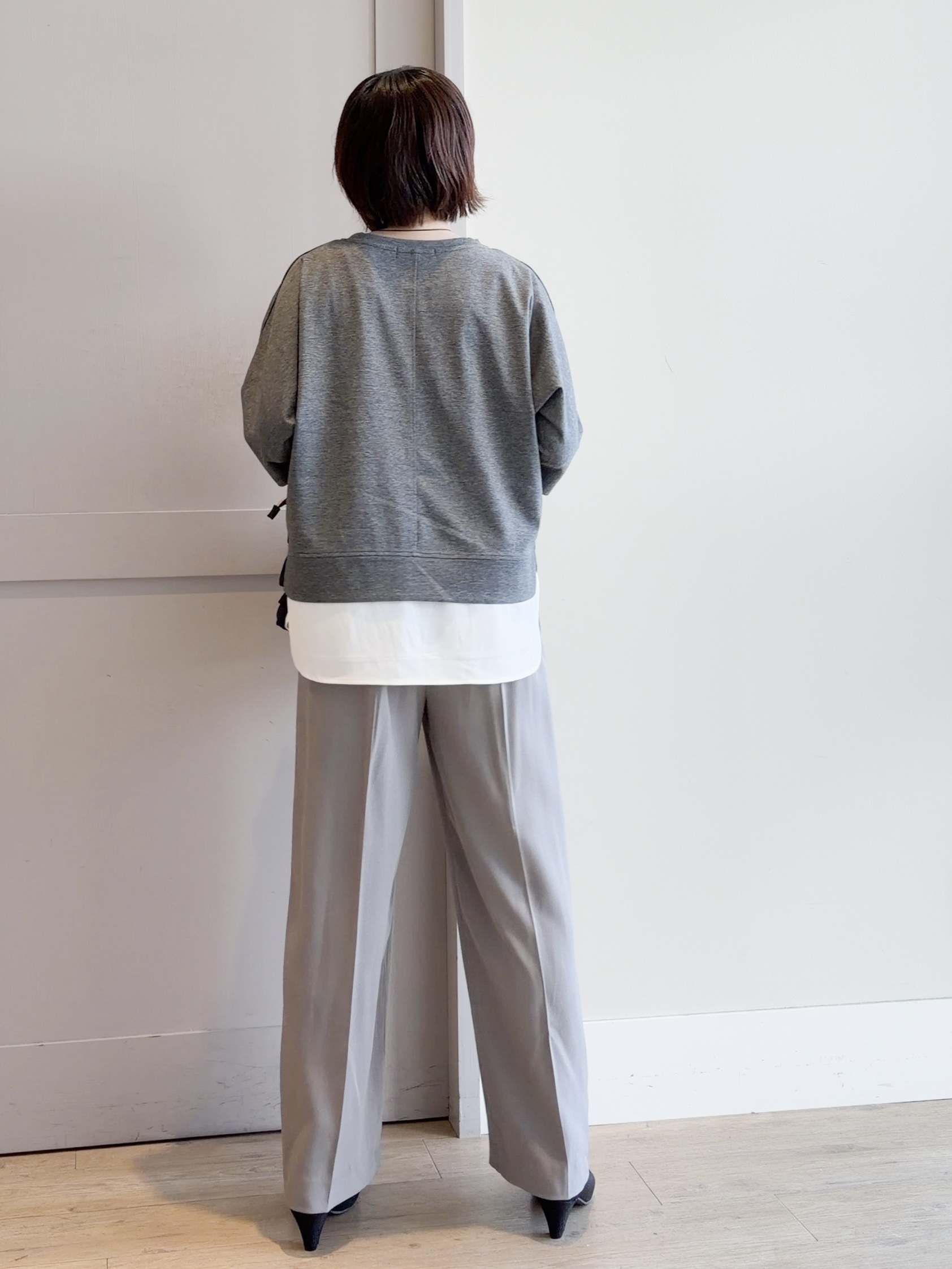 yamakoさんの「grove｜【着回し◎】レイヤード風セットアップ」を使ったコーディネート