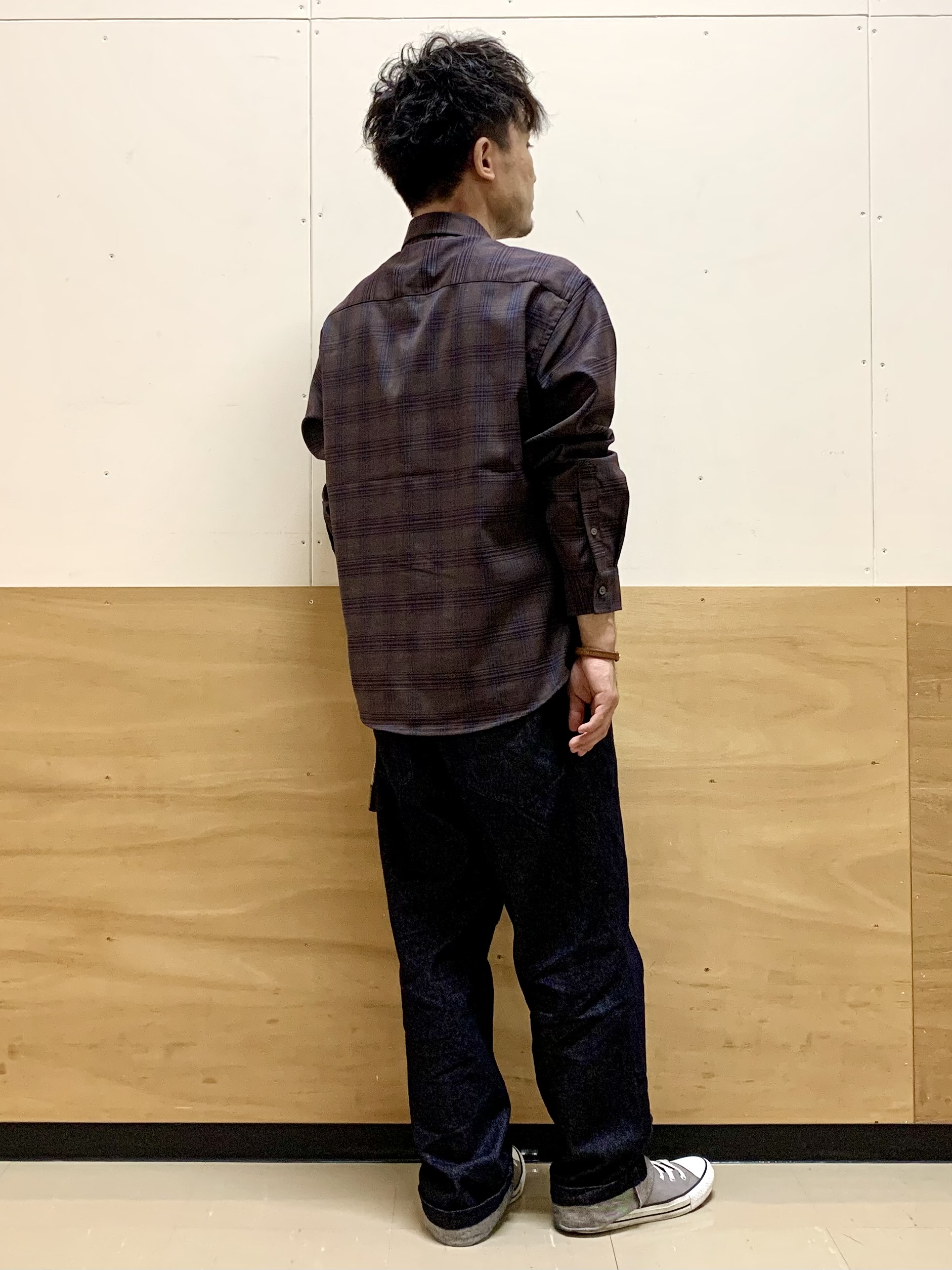 MATUさんの「THE SHOP TK｜POLO BCS/アソート長袖シャツ」を使ったコーディネート