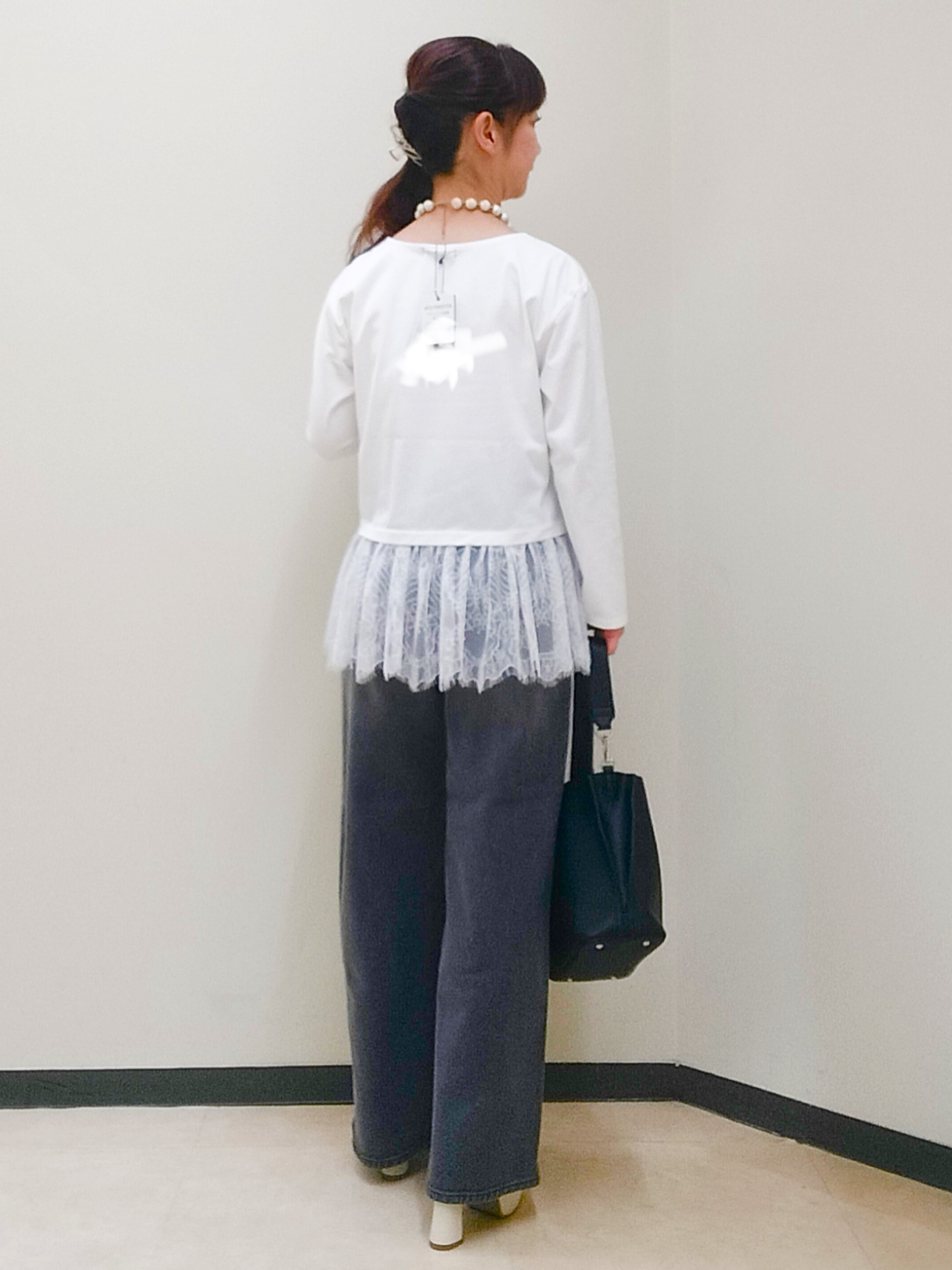 花さんの「Reflect｜【UVカット／アンサンブル／手洗い可】バイカラーニットカーディガン」を使ったコーディネート