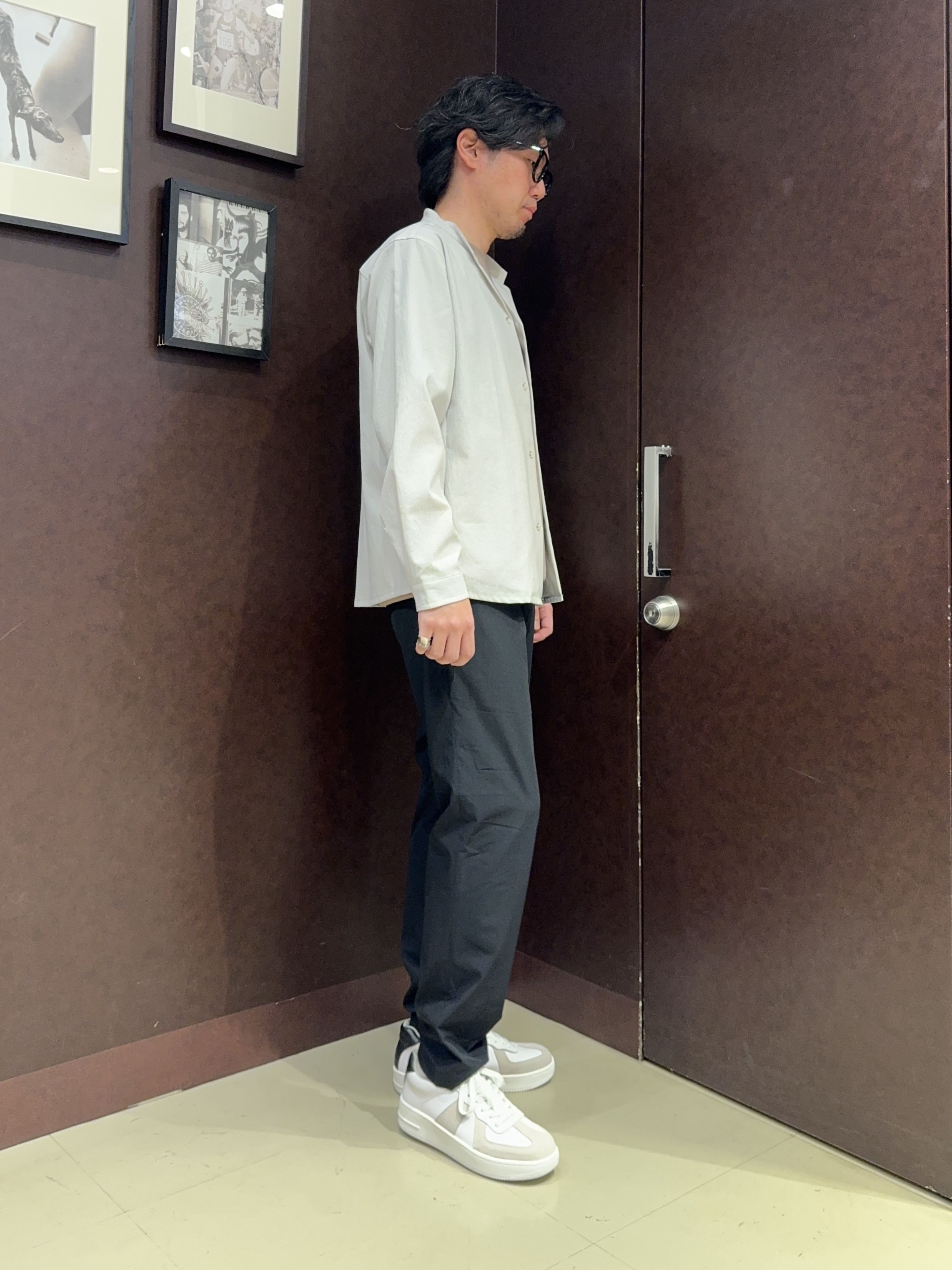 shuheiさんの「TAKEO KIKUCHI｜【撥水・洗える・シワになりにくい】 リランチェ（R） シャツ」を使ったコーディネート