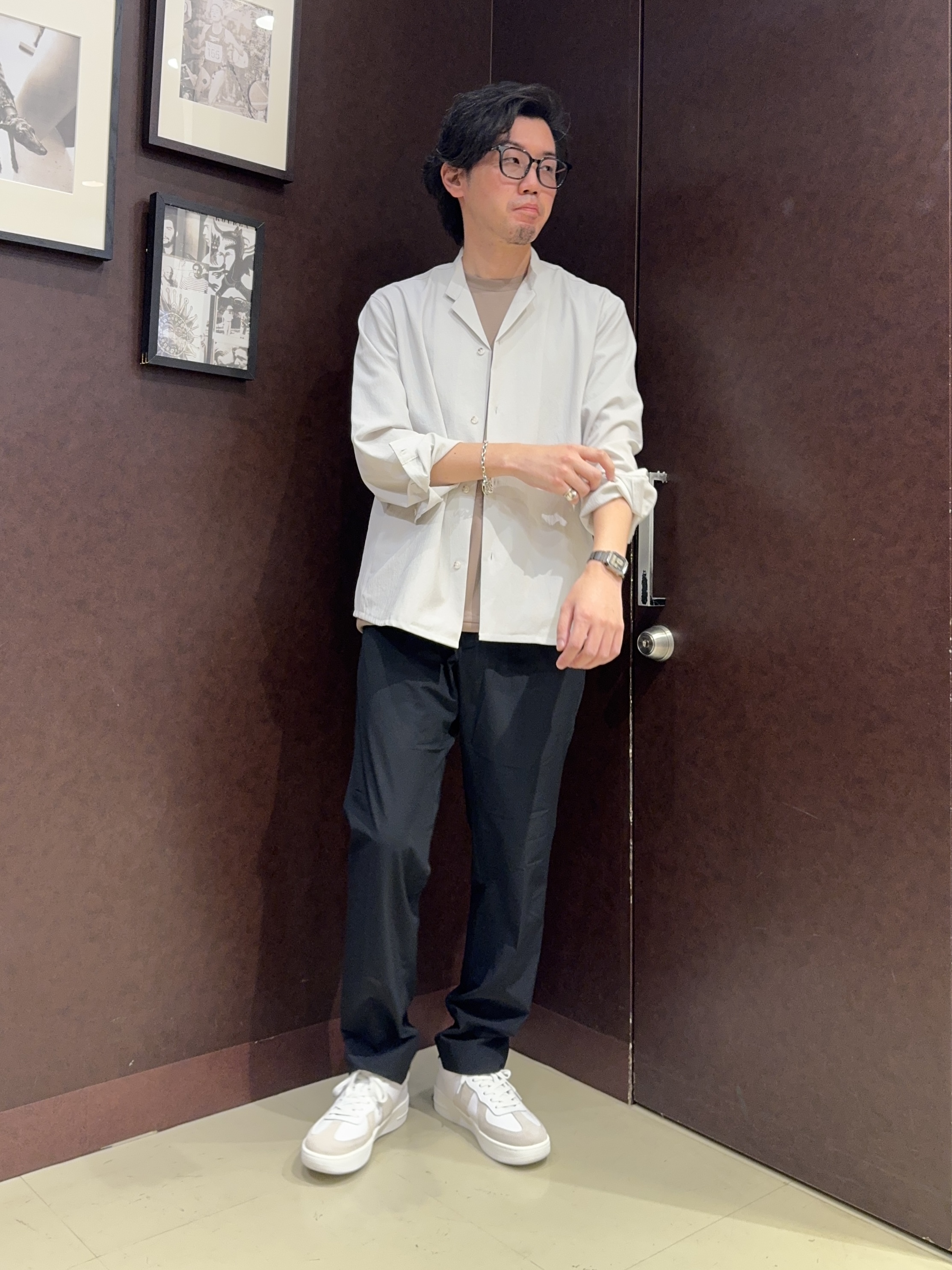 shuheiさんの「TAKEO KIKUCHI｜【撥水・洗える・シワになりにくい】 リランチェ（R） シャツ」を使ったコーディネート