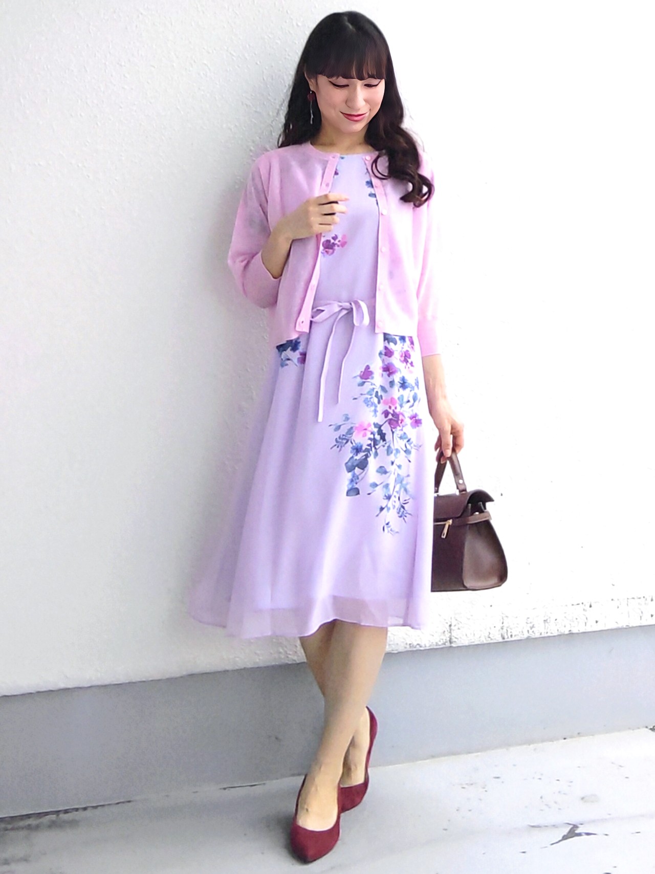 keinaさんの「SunaUna｜【手洗い可／日本製】多色花柄プリントワンピース」を使ったコーディネート