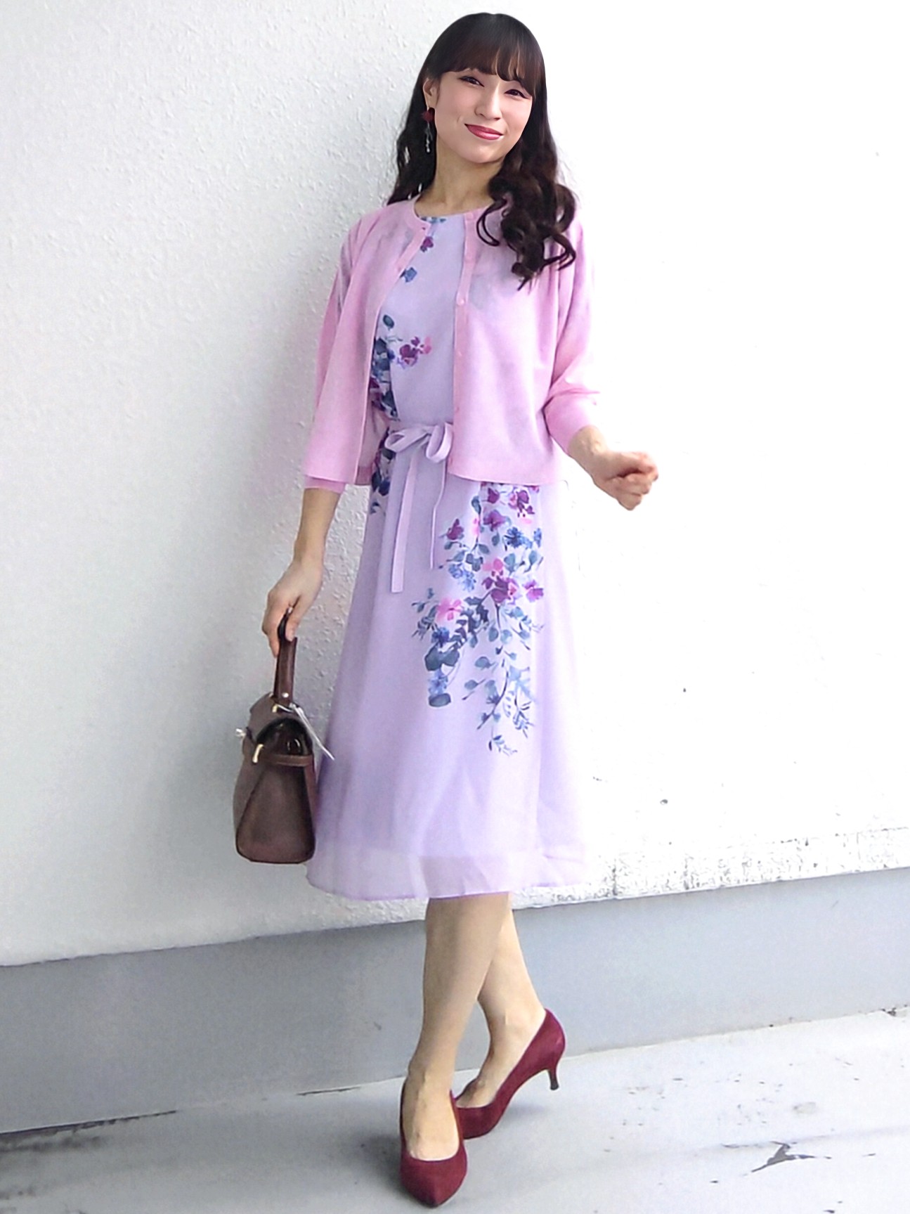 keinaさんの「SunaUna｜【手洗い可／日本製】多色花柄プリントワンピース」を使ったコーディネート