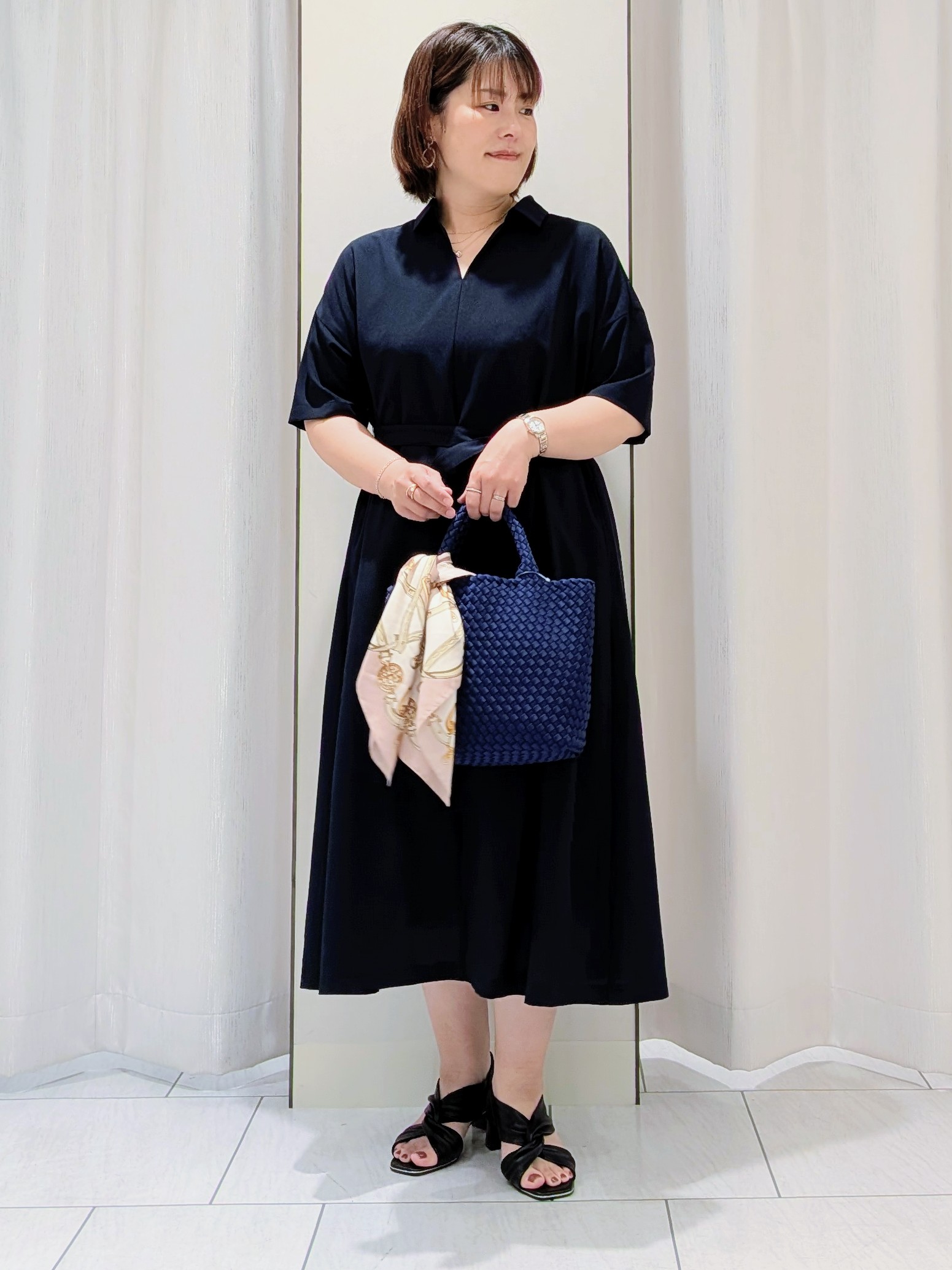 Onumaさんの「UNTITLED｜【秋羽織り/セットアップ可/UVカット】エアリークールドロストシャツ」を使ったコーディネート