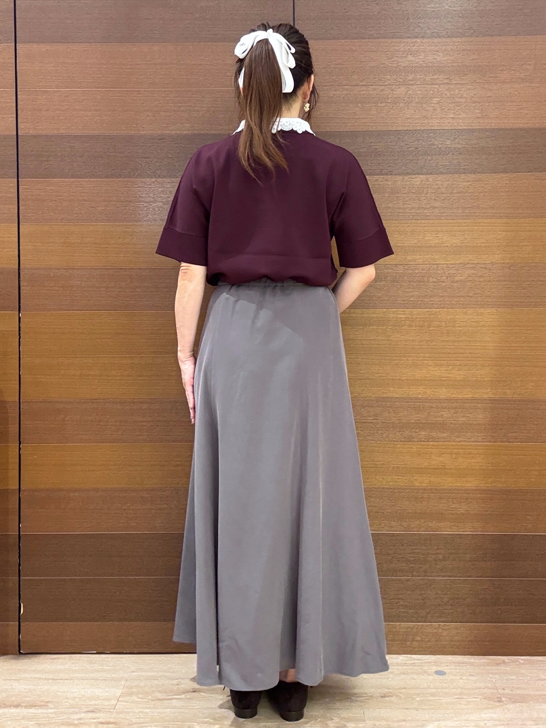 maichiさんの「OPAQUE.CLIP｜2WAY衿ドッキングニット《洗濯機OK》」を使ったコーディネート