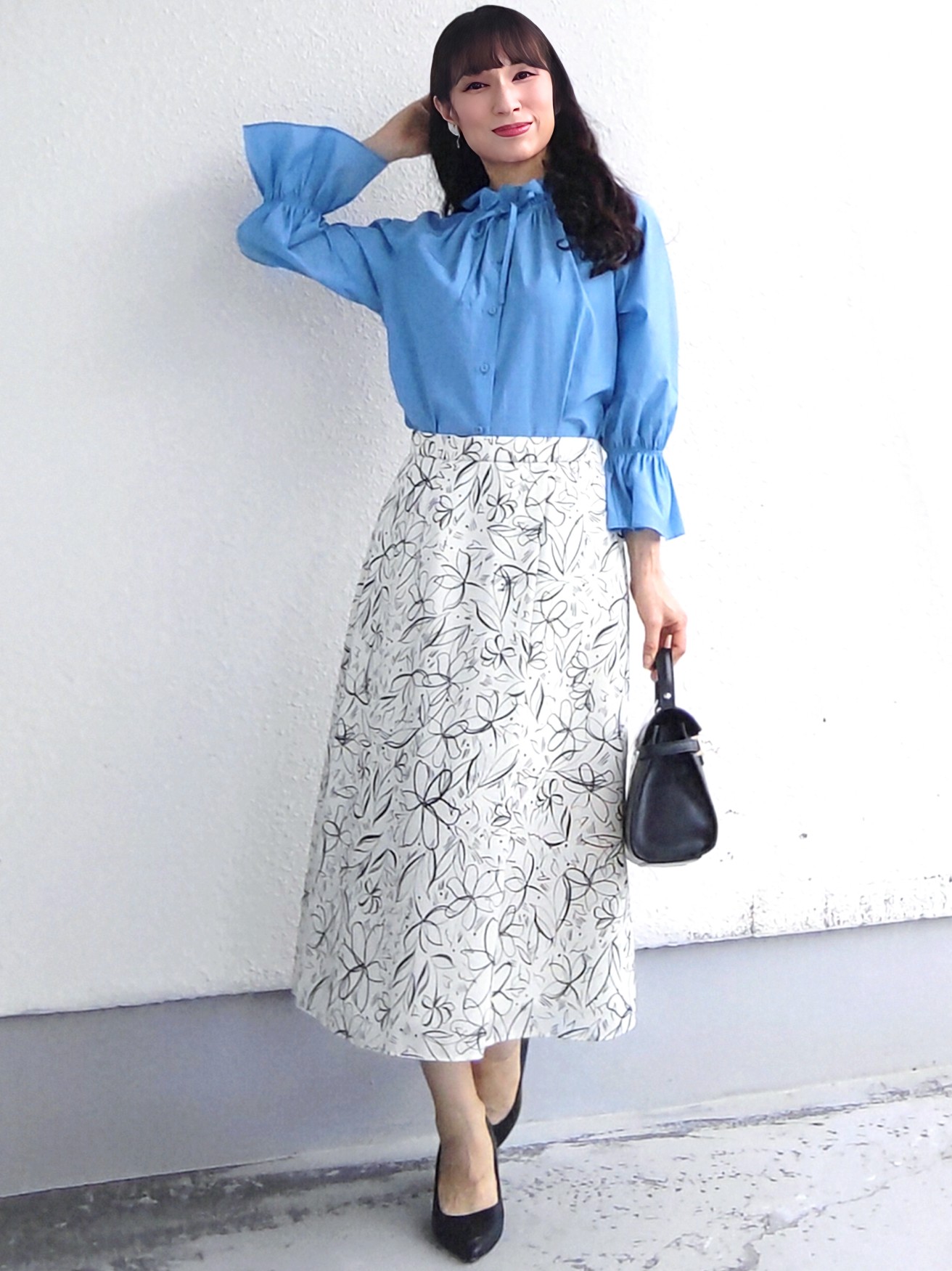 keinaさんの「SunaUna｜【手洗い可】ギャザーフリルブラウス」を使ったコーディネート