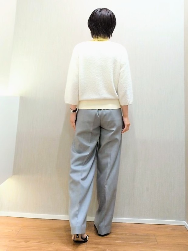 ミズタさんの「UNTITLED｜【前後2WAY】コットン混カールプルオーバー」を使ったコーディネート