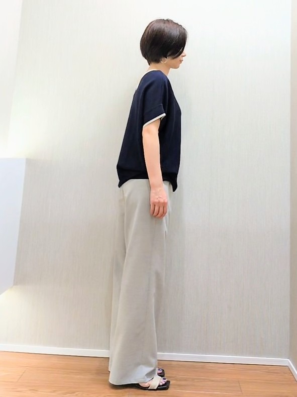 ミズタさんの「UNTITLED｜【セットアップ可/接触冷感/吸水速乾】リラックスワイドパンツ」を使ったコーディネート