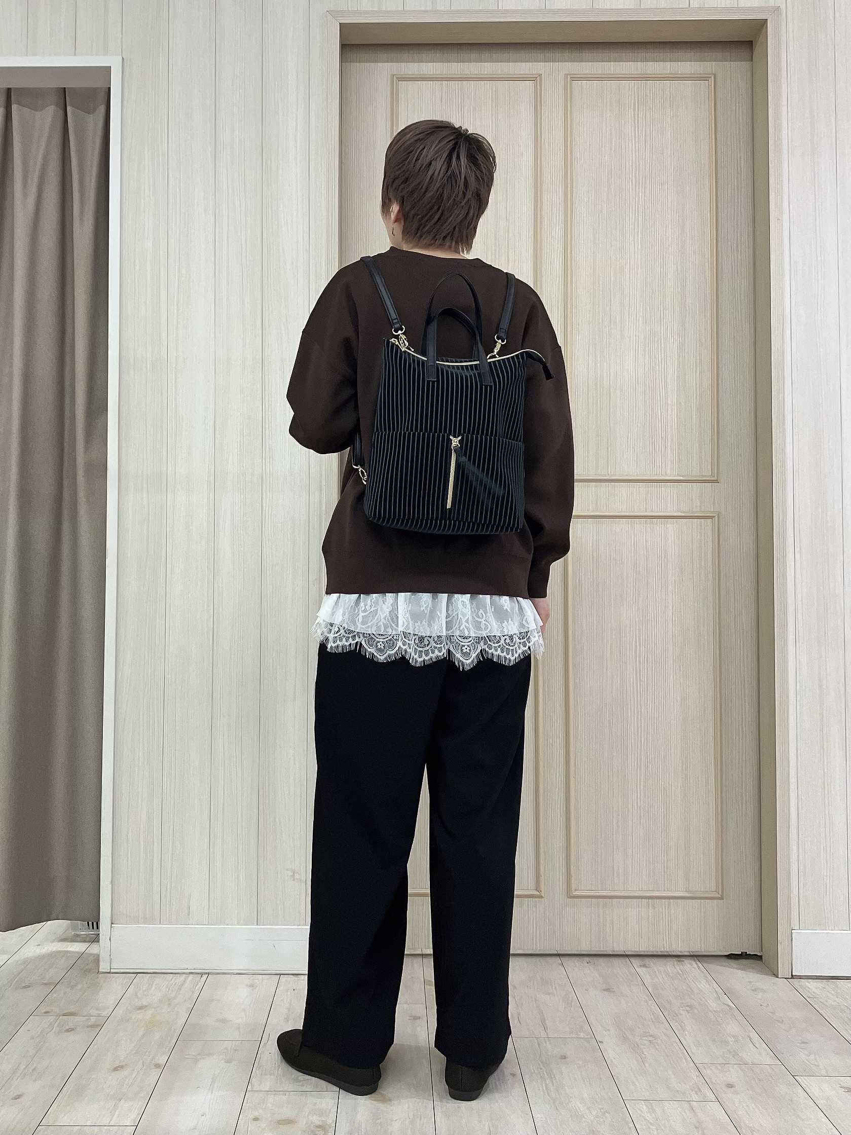 Turnerさんの「SHOO･LA･RUE｜【セットアップ可/洗濯機可】軽やかに羽織れる スポンディシュニットカーディガン」を使ったコーディネート