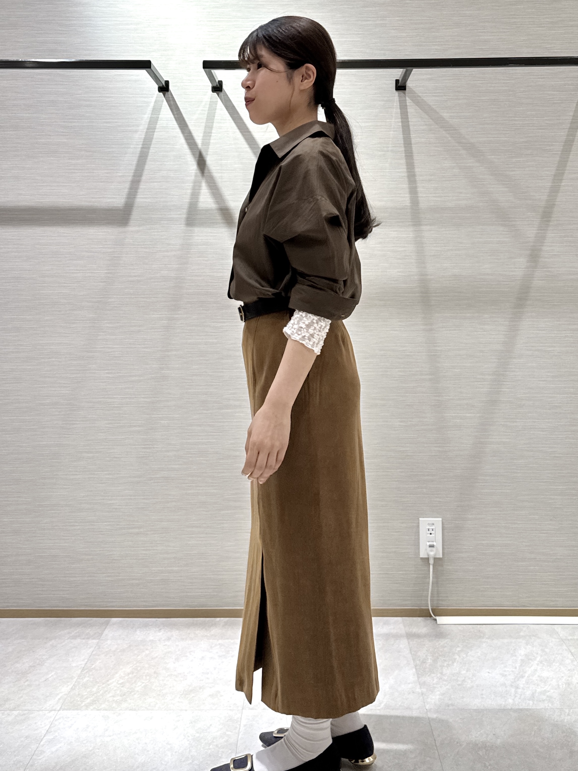 nanaさんの「UNTITLED｜コットンドルマンシャツ」を使ったコーディネート
