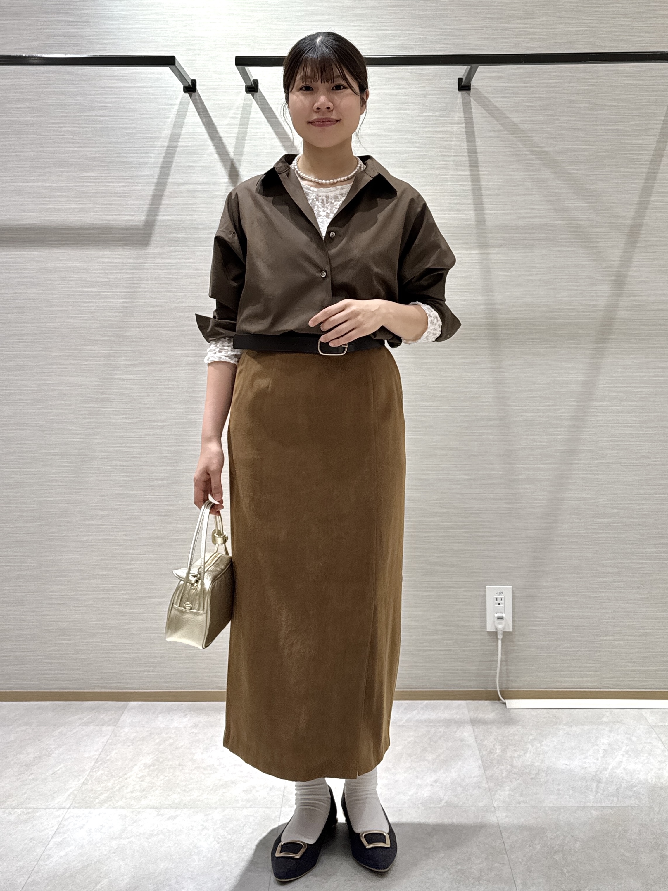 nanaさんの「UNTITLED｜コットンドルマンシャツ」を使ったコーディネート