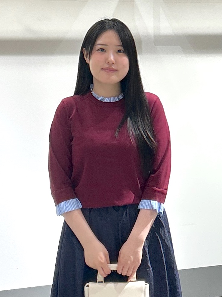 sayaさんの「OPAQUE.CLIP｜【UVケア／遮熱性】フリルドッキングニット《洗濯機OK》」を使ったコーディネート