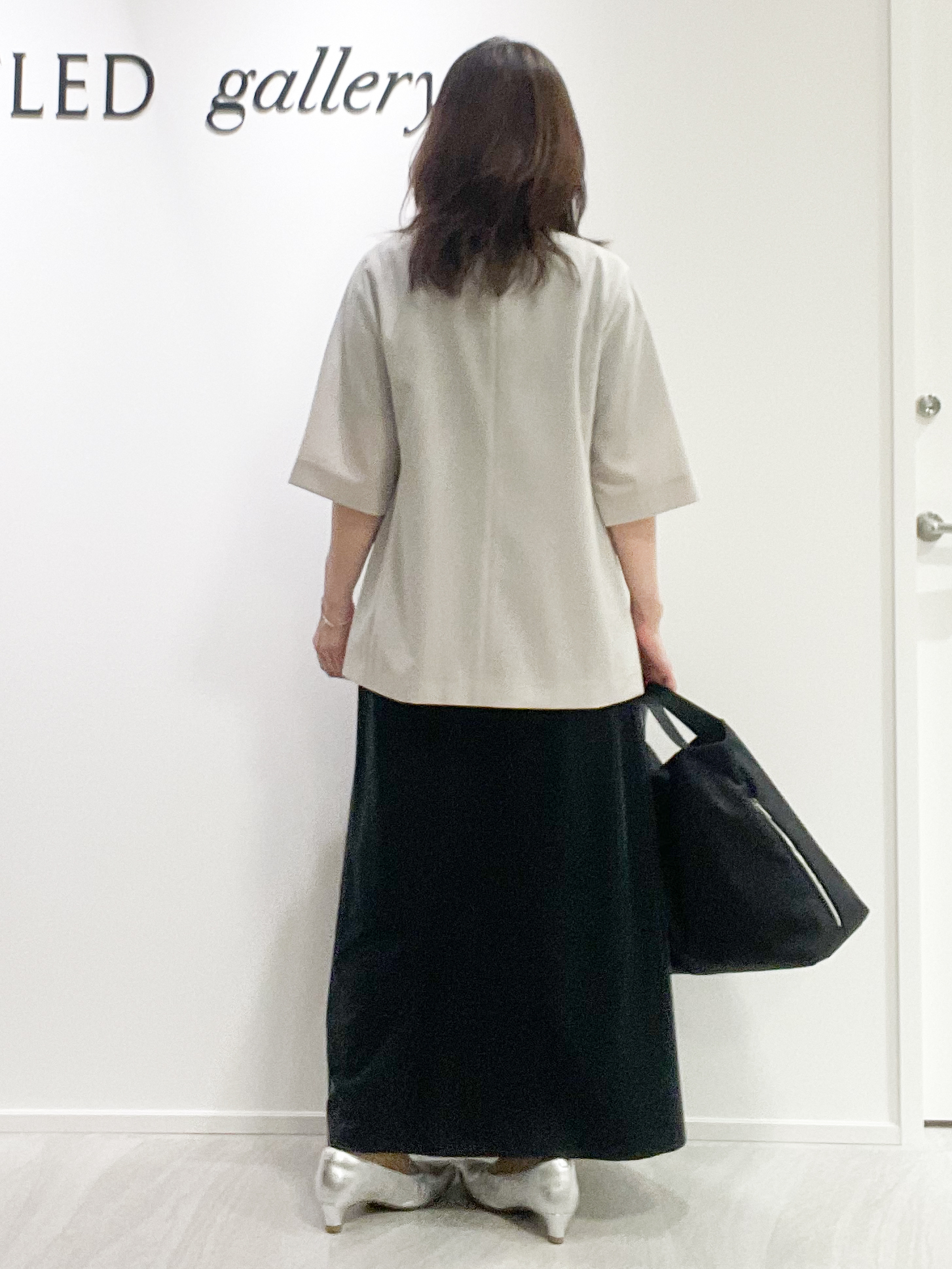 めいさんの「UNTITLED｜【秋の通勤羽織/セットアップ可/UVカット】エアリークール半袖ジャケット」を使ったコーディネート