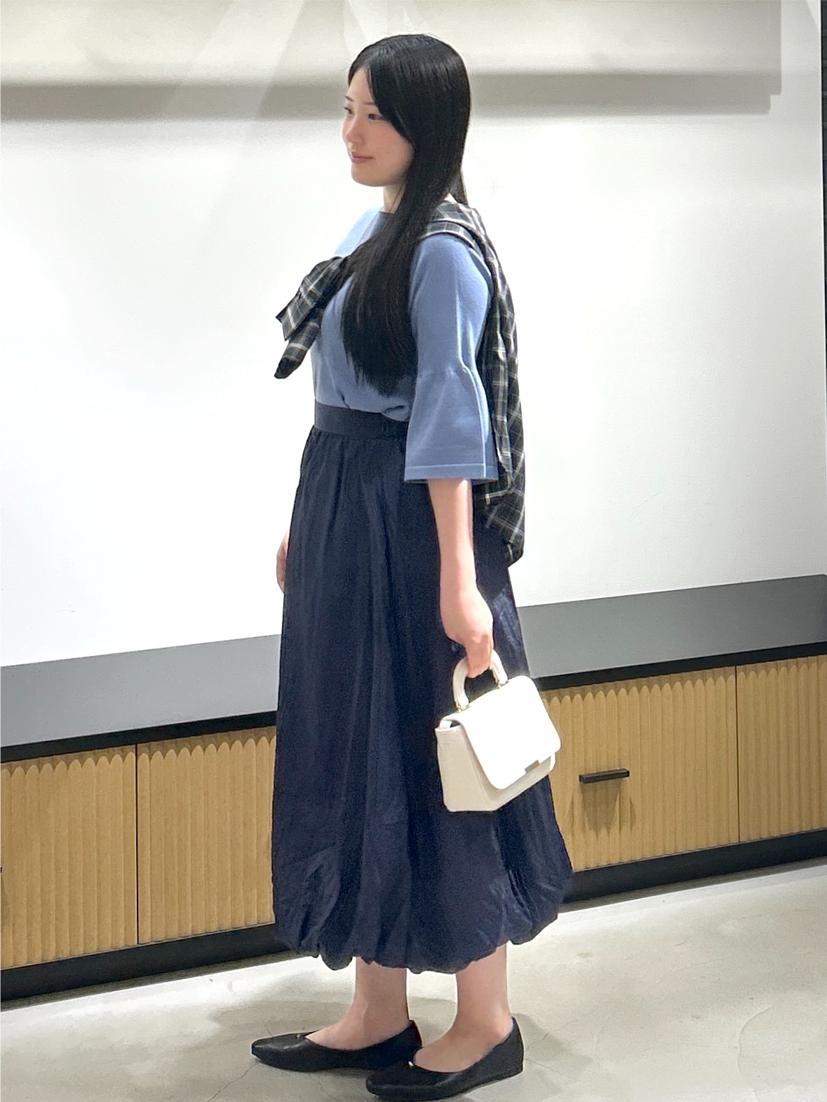 sayaさんの「OPAQUE.CLIP｜チェック柄シャツ【洗濯機OK】」を使ったコーディネート
