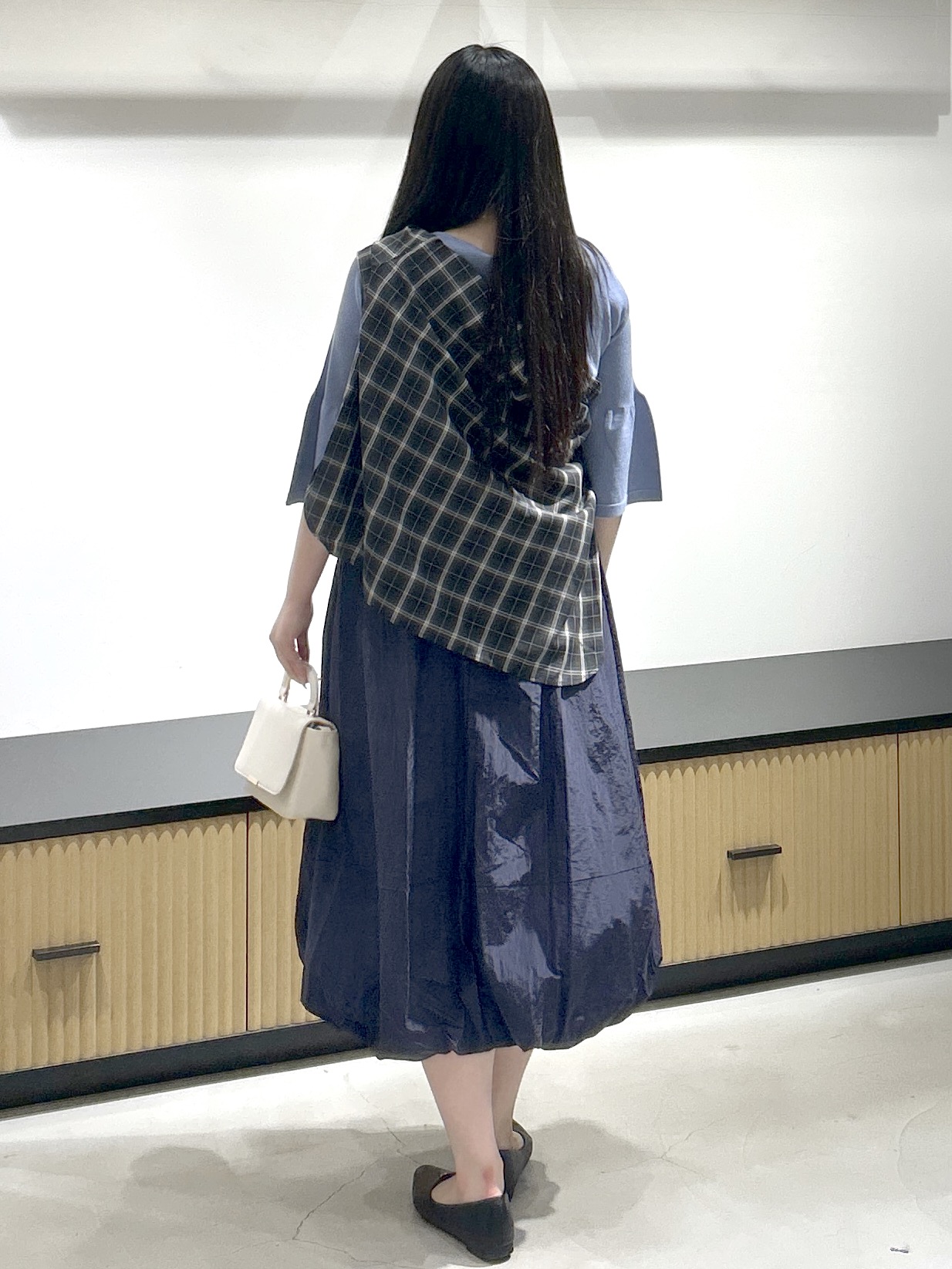 sayaさんの「OPAQUE.CLIP｜チェック柄シャツ【洗濯機OK】」を使ったコーディネート